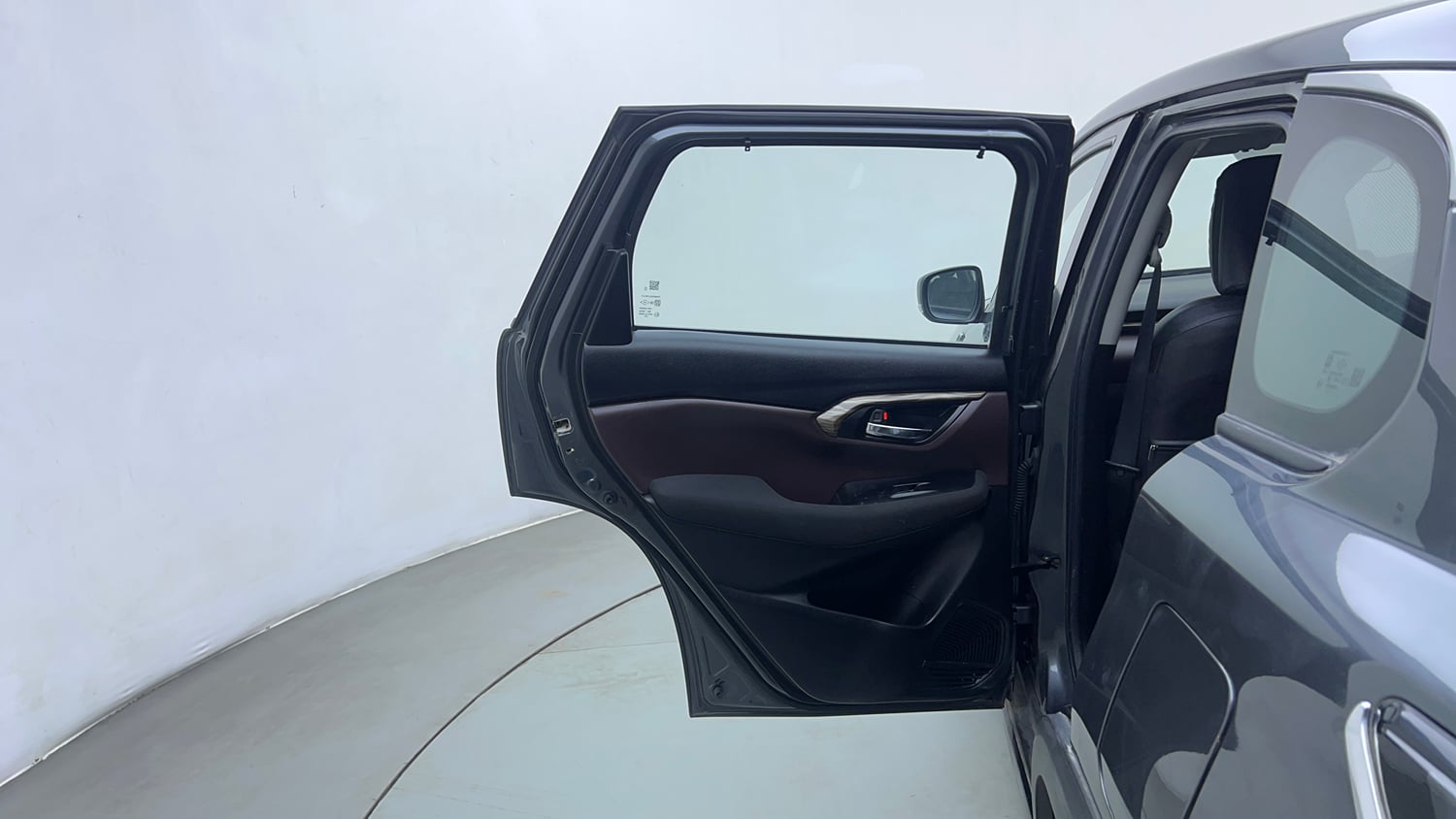 Used 2023 Maruti Suzuki Grand Vitara Delta Smart Hybrid AT Petrol Automatic interior LEFT REAR DOOR OPEN VIEW
