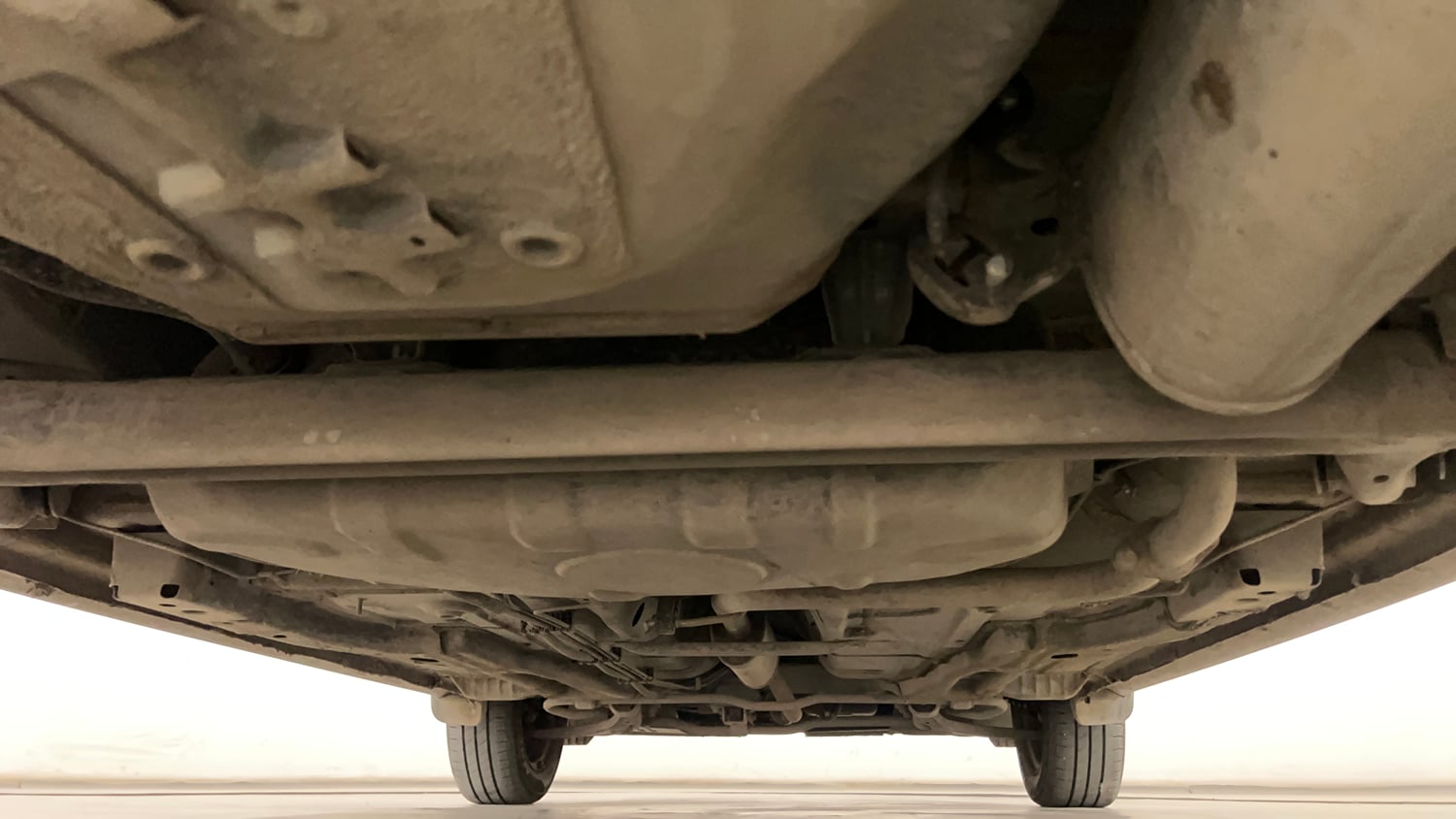 Used 2025 Tata Tiago XTA Petrol Automatic extra REAR UNDERBODY VIEW (TAKEN FROM REAR)