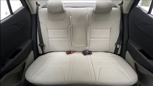 Used 2022 Hyundai Aura SX 1.2 CNG Cng Manual interior REAR SEAT CONDITION VIEW