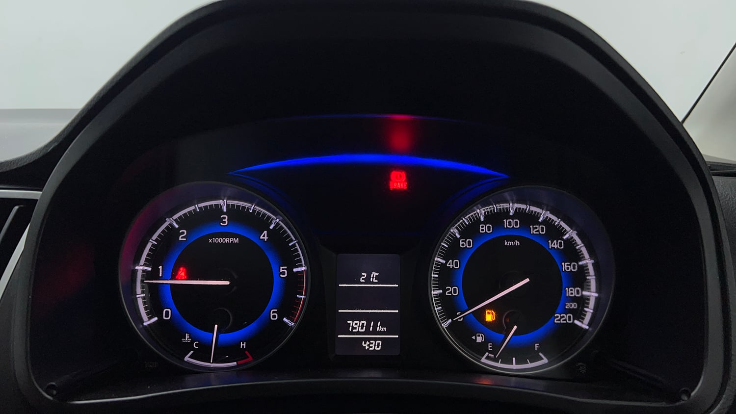 Used 2018 Maruti Suzuki Baleno Delta 1.3 Diesel Manual interior CLUSTERMETER VIEW