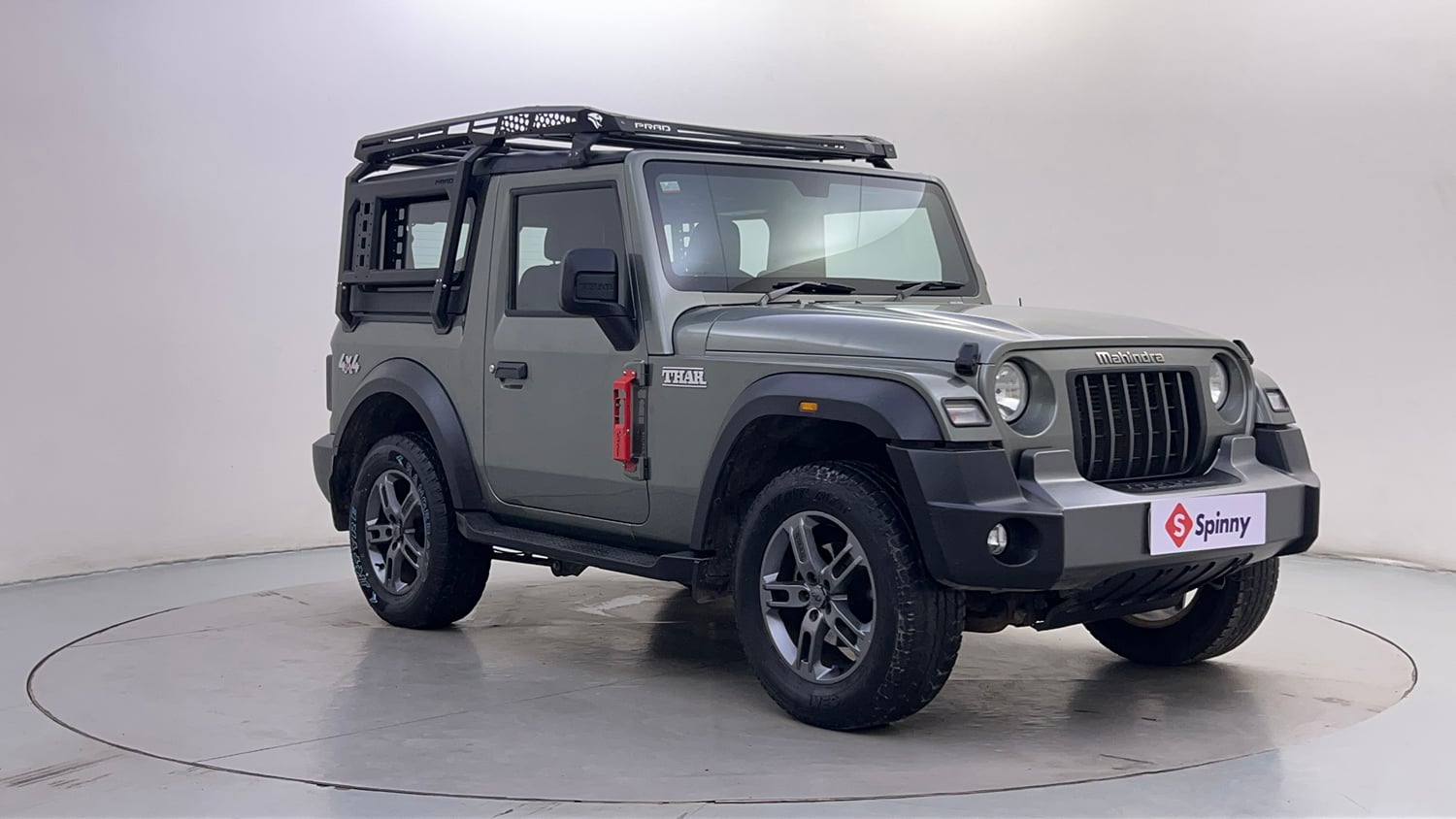 Used 2021 mahindra Thar LX Hard Top Petrol MT 4WD Petrol Manual exterior RIGHT FRONT CORNER VIEW