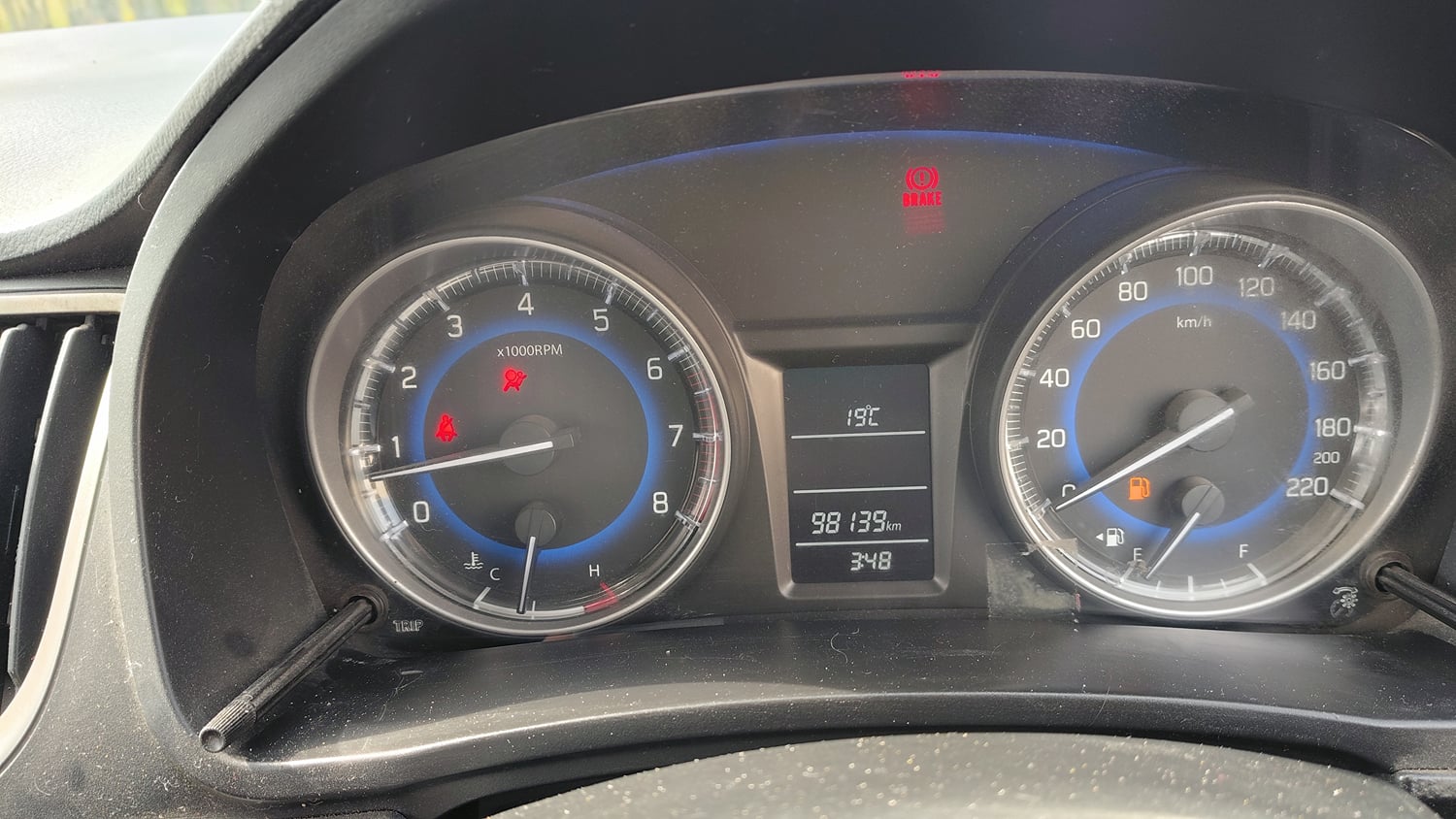 Used 2018 Maruti Suzuki Baleno Delta 1.2 Petrol Manual interior CLUSTERMETER VIEW