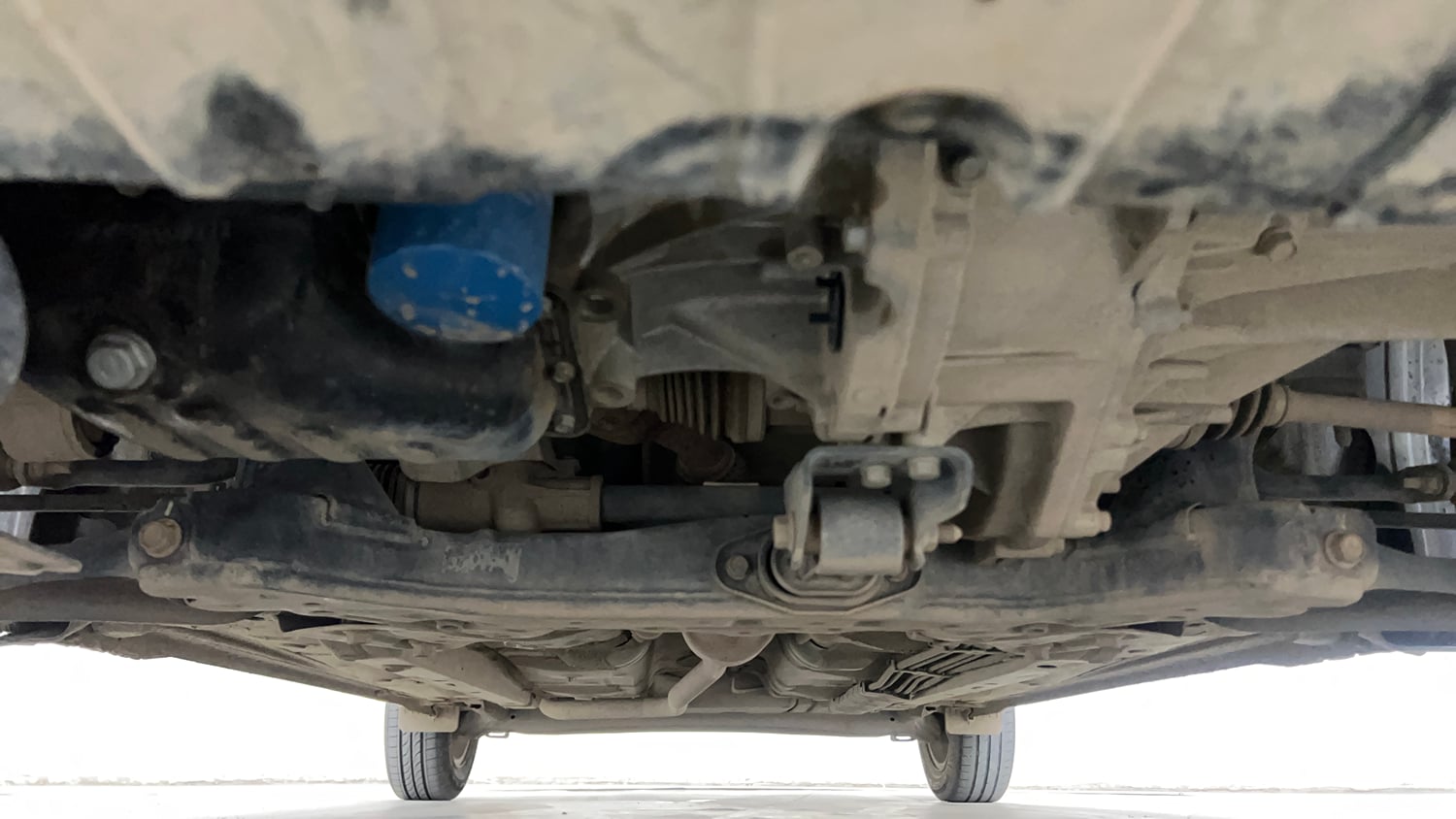 Used 2020 Hyundai Grand i10 Nios Sportz 1.2 Kappa VTVT CNG Cng Manual extra FRONT LEFT UNDERBODY VIEW