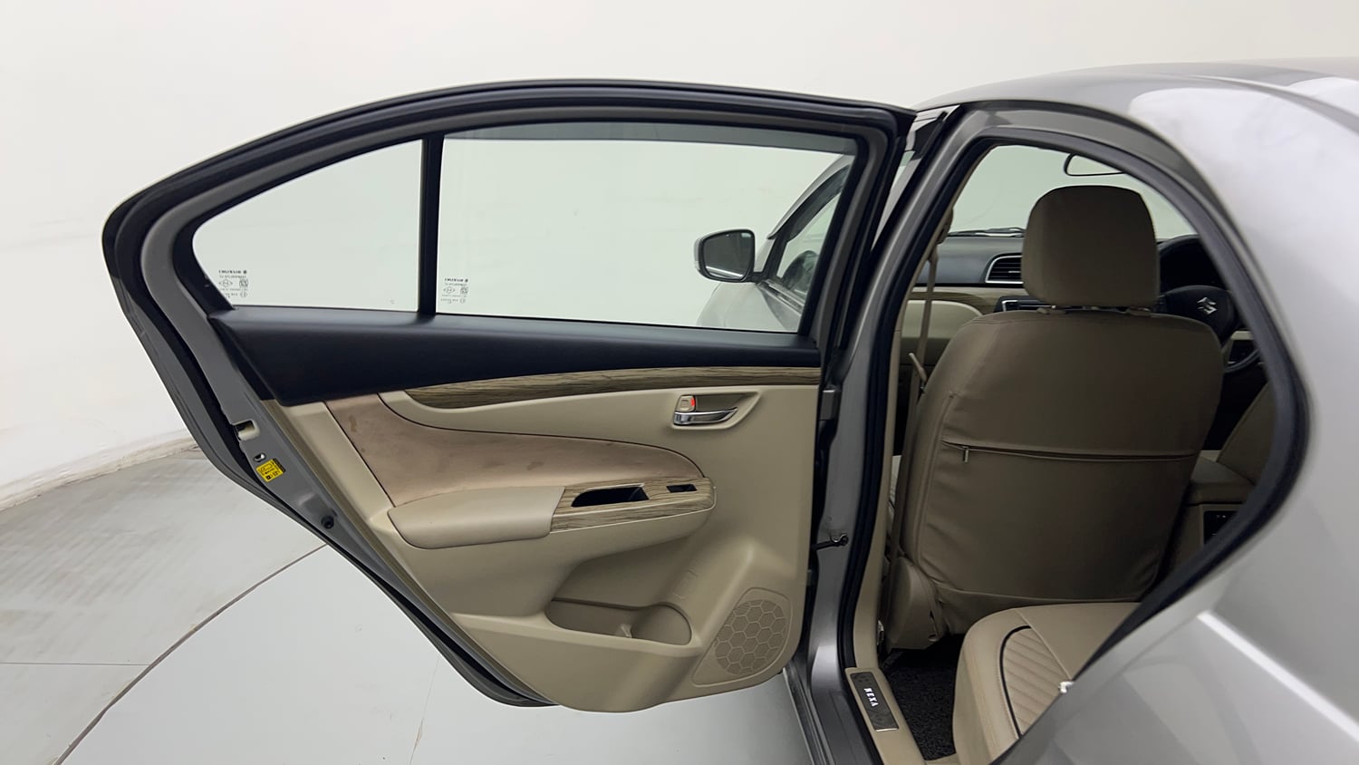 Used 2019 Maruti Suzuki Ciaz Sigma Hybrid 1.5 Petrol Manual interior LEFT REAR DOOR OPEN VIEW