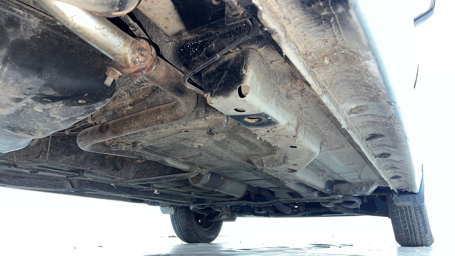 Used 2018 Tata Tiago Revotron XE Petrol Manual extra REAR RIGHT UNDERBODY VIEW