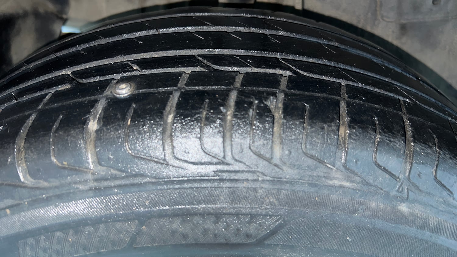 Used 2021 Tata Nexon XZA Plus Diesel Diesel Automatic tyres RIGHT REAR TYRE TREAD VIEW