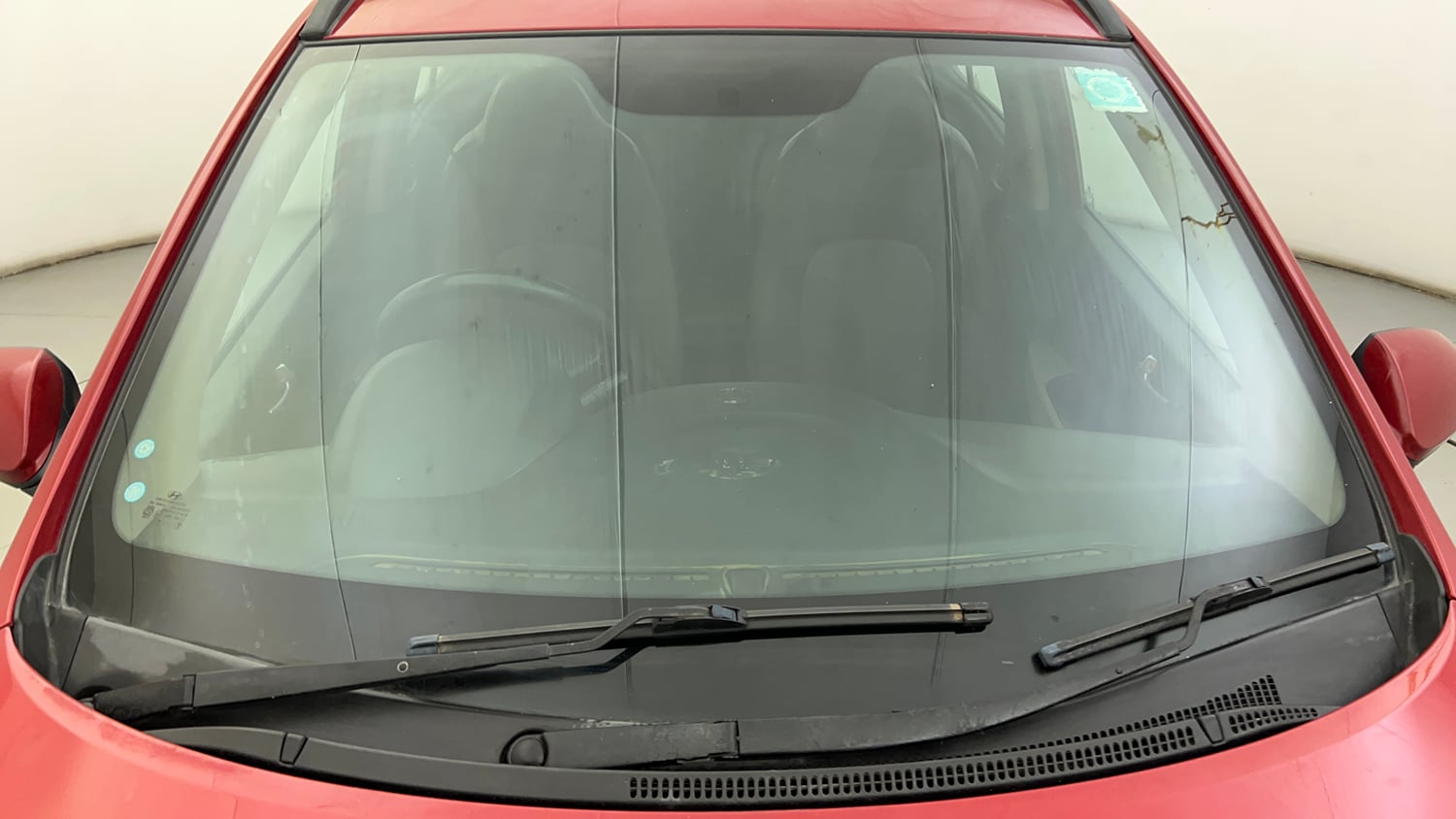 Used 2018 Hyundai Grand i10 Sportz 1.2 Kappa VTVT Petrol Manual exterior FRONT WINDSHIELD VIEW
