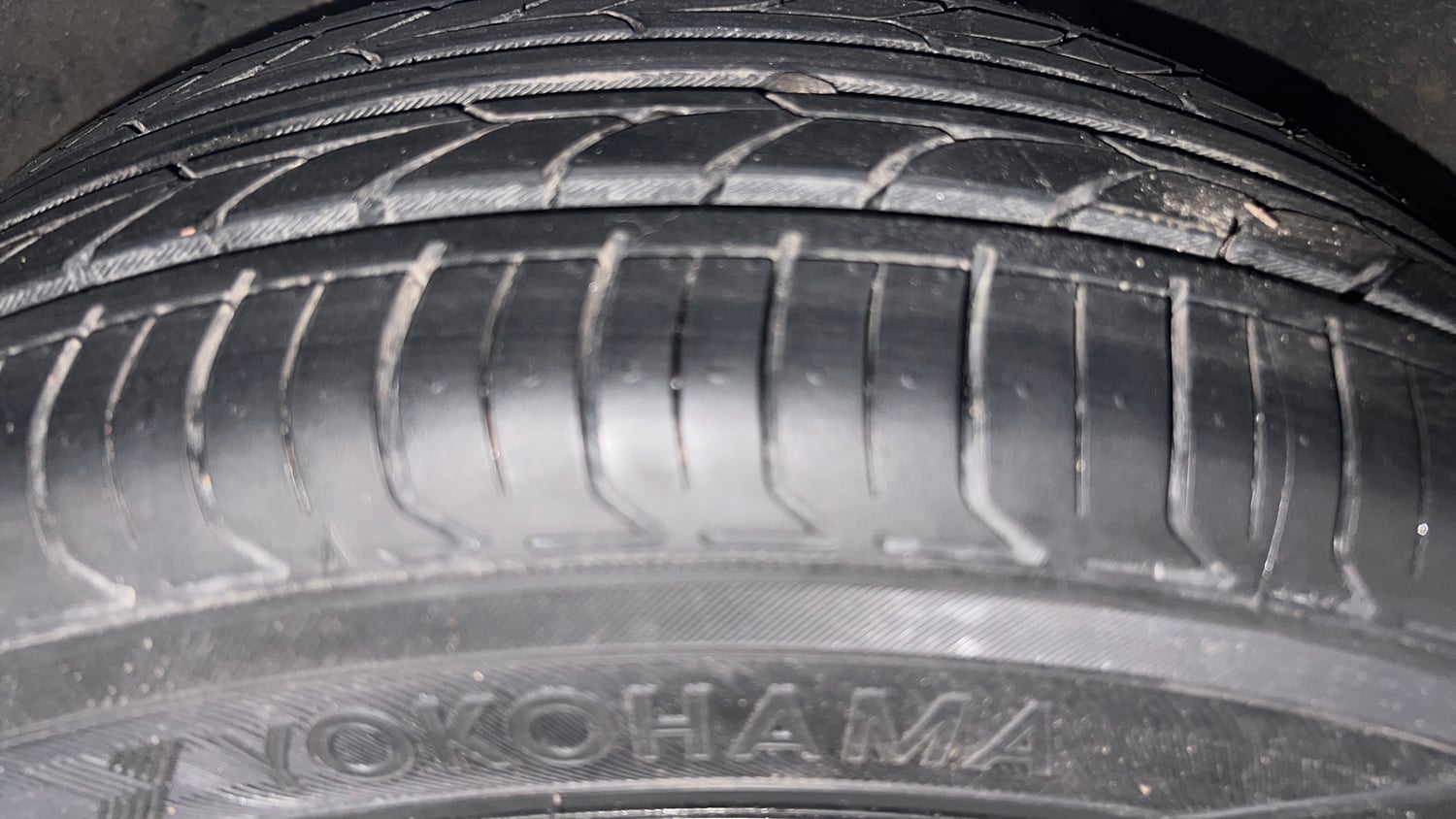 Used 2021 Ford EcoSport S MT 1.5 Ti-VCT Petrol Manual tyres LEFT FRONT TYRE TREAD VIEW