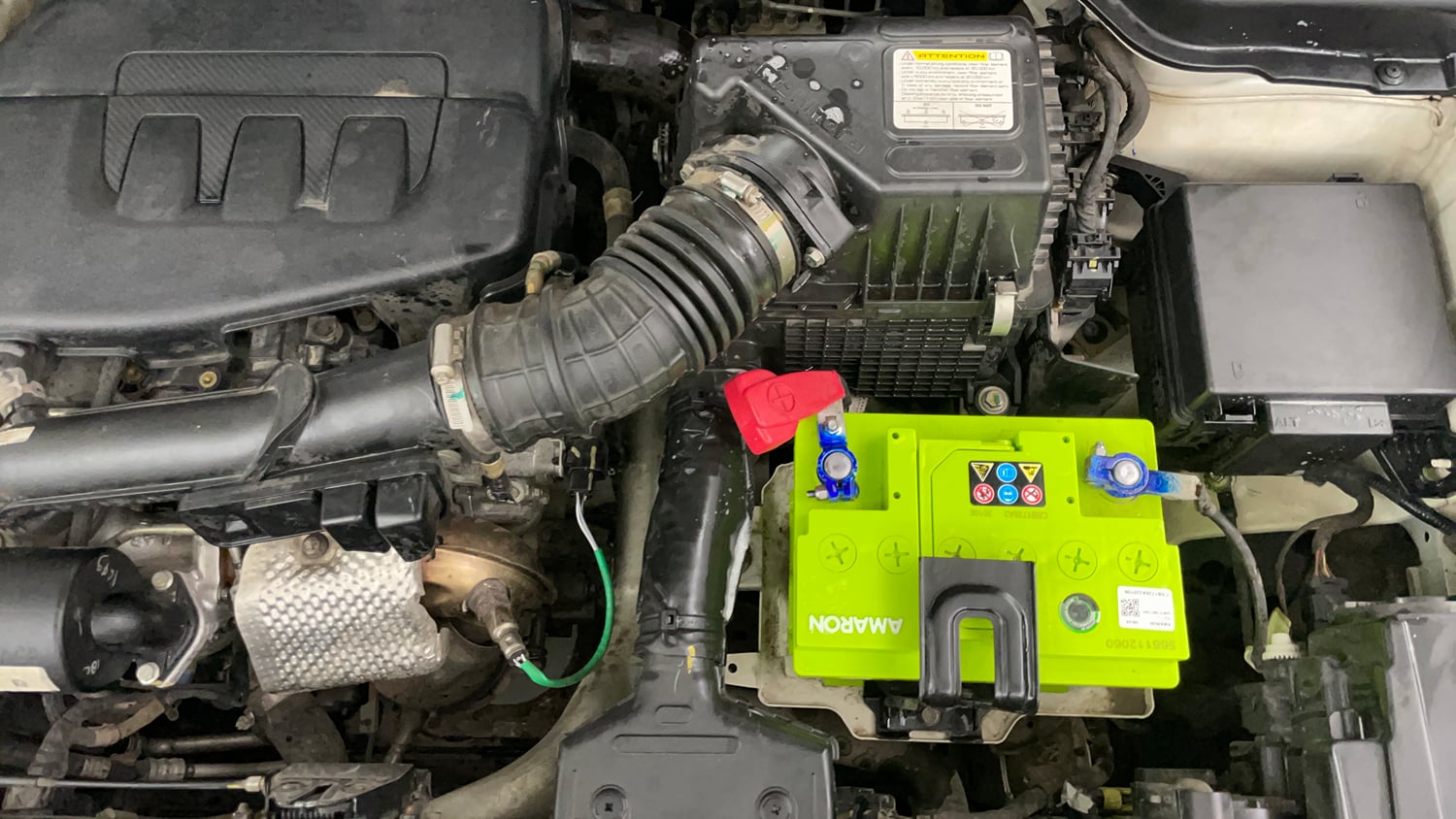 Used 2021 Mahindra XUV 300 W8 1.2 Petrol Petrol Manual engine ENGINE LEFT SIDE VIEW
