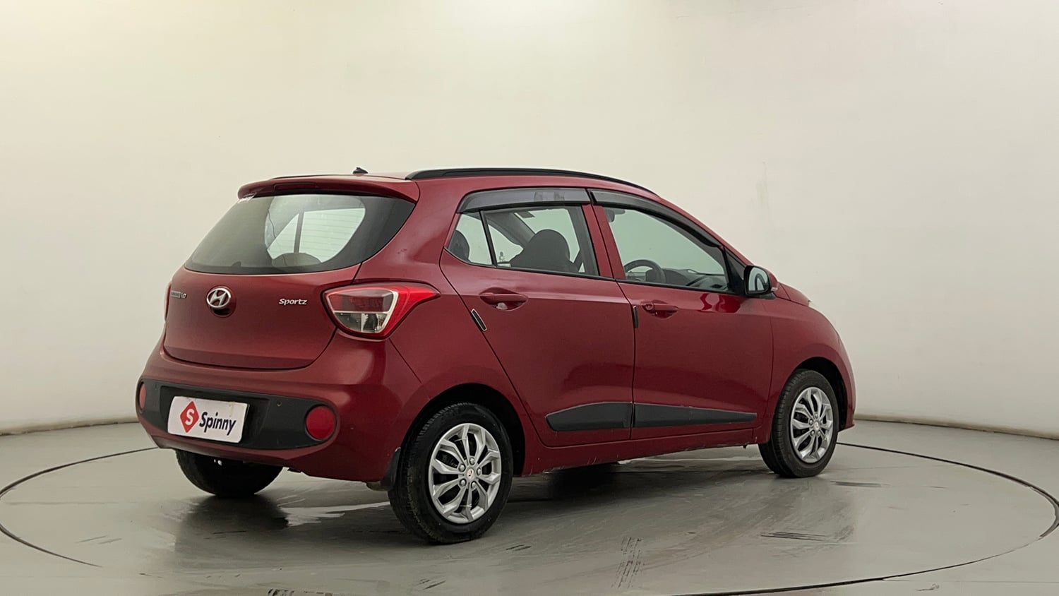 Used 2018 Hyundai Grand i10 Sportz 1.2 Kappa VTVT Petrol Manual exterior RIGHT REAR CORNER VIEW