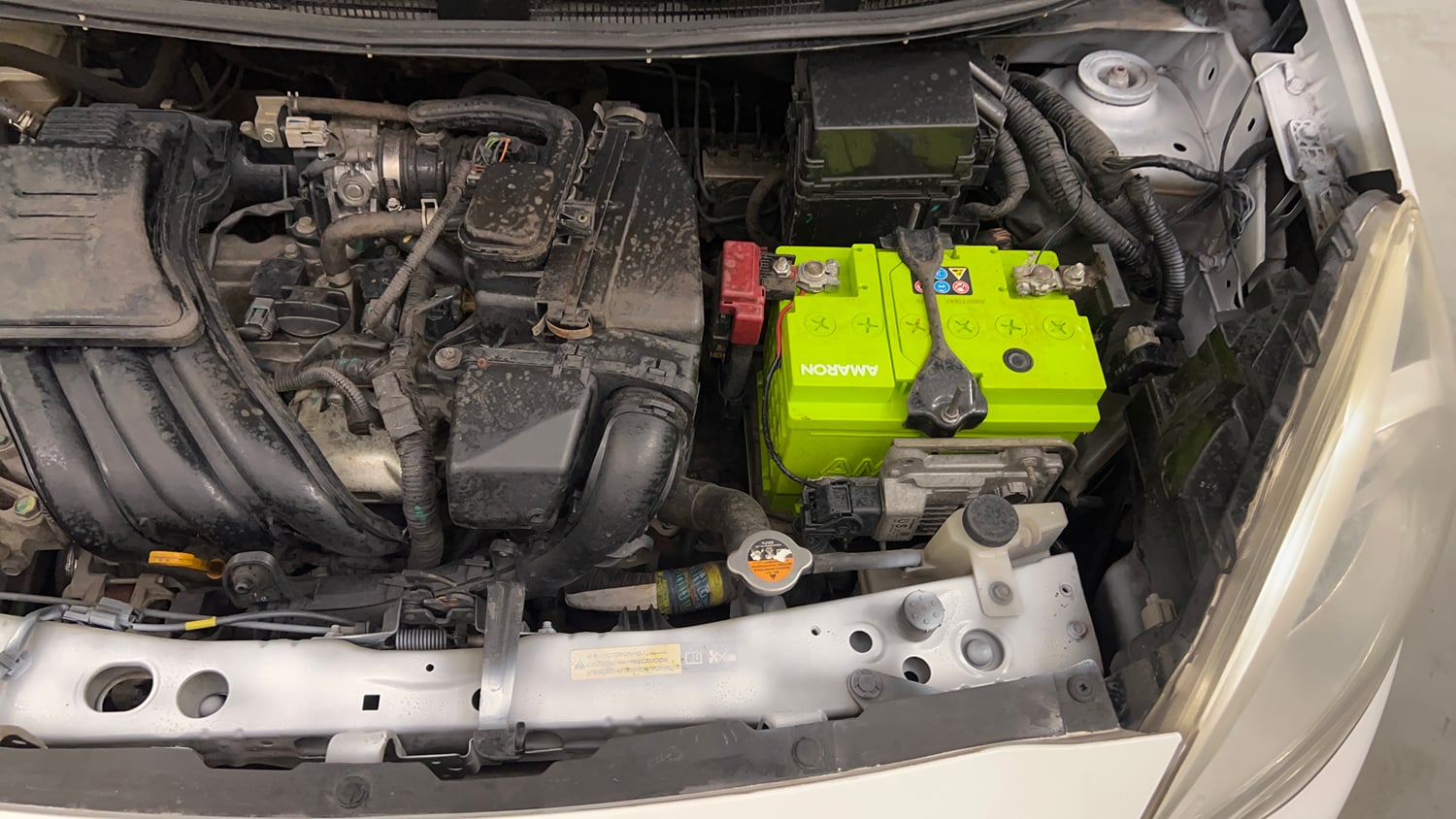 Used 2013 Nissan Micra XV CVT Petrol Automatic engine ENGINE LEFT SIDE VIEW