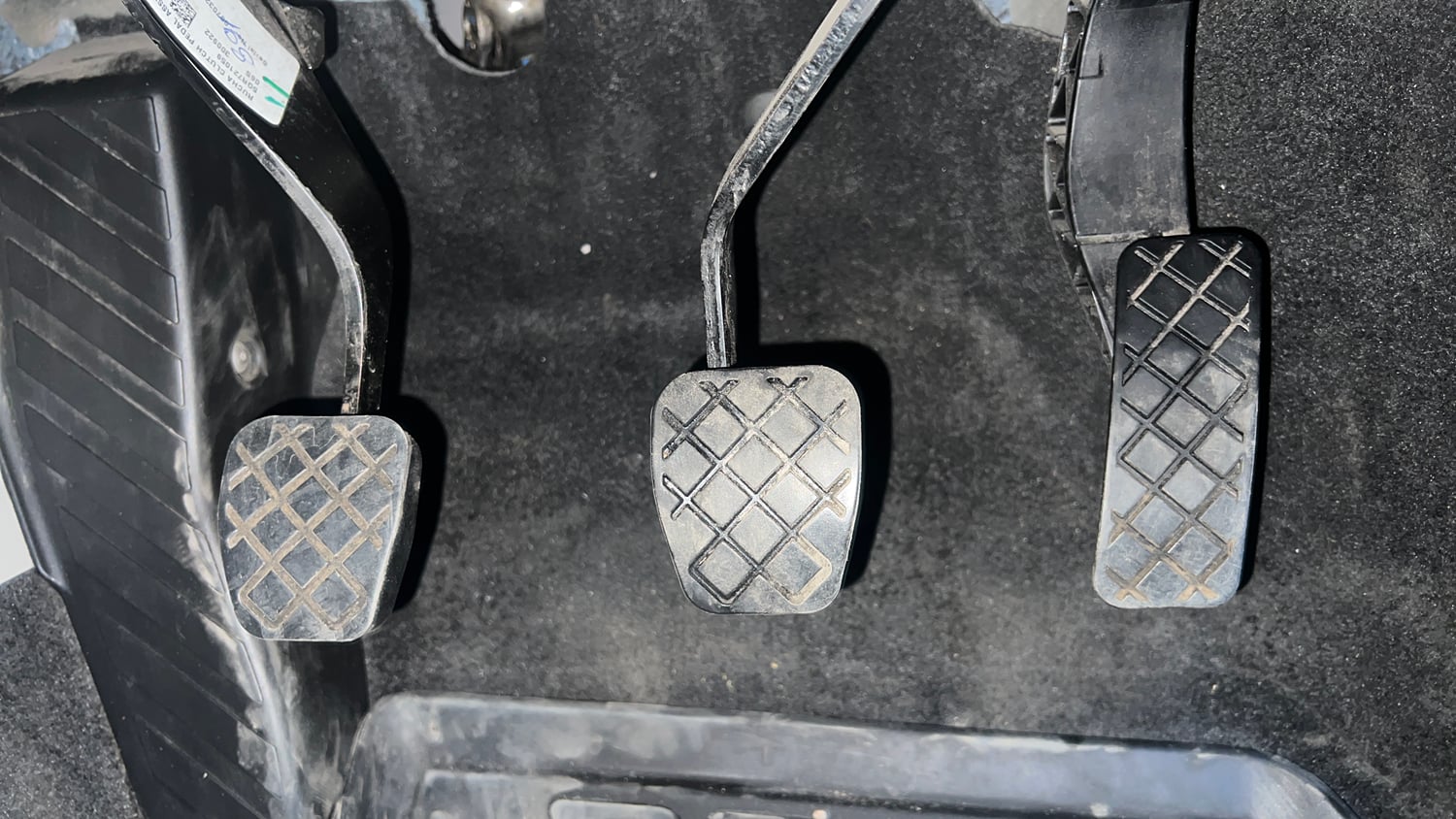 Used 2023 Volkswagen Taigun Topline 1.0 TSI MT Petrol Manual interior PEDALS VIEW