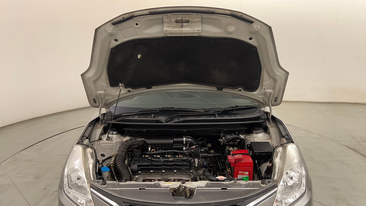 Used 2017 Maruti Suzuki Baleno Delta 1.2 AT Petrol Automatic engine ENGINE & BONNET OPEN FRONT VIEW