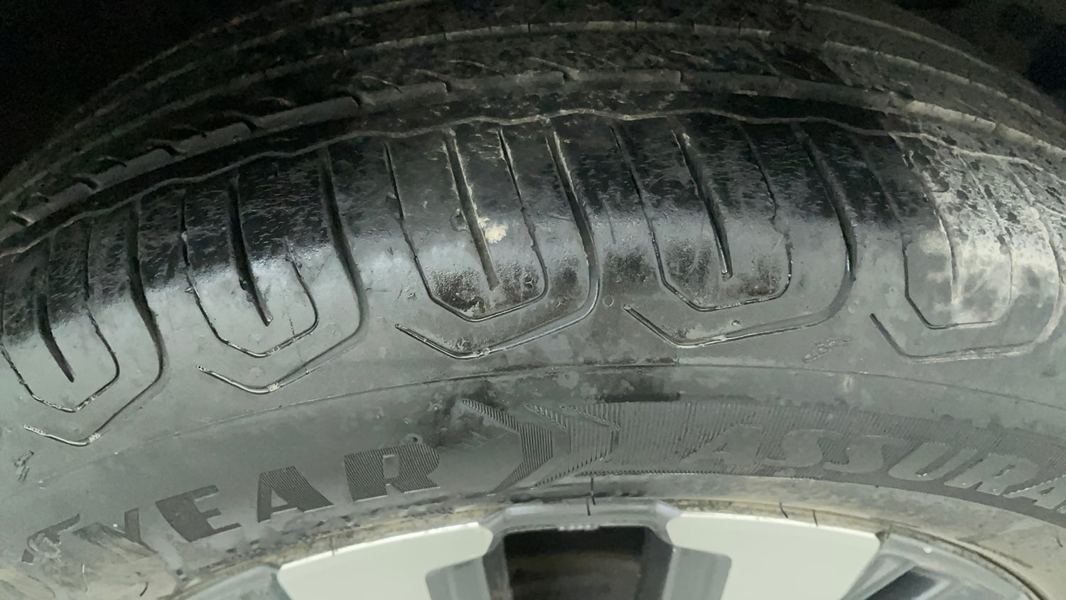 Used 2021 Honda WR-V SV MT Diesel Diesel Manual tyres RIGHT FRONT TYRE TREAD VIEW