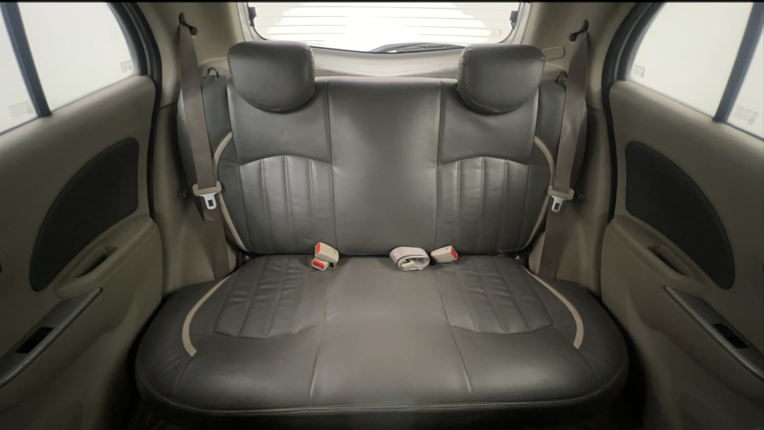 Used 2013 Nissan Micra XV CVT Petrol Automatic interior REAR SEAT CONDITION VIEW