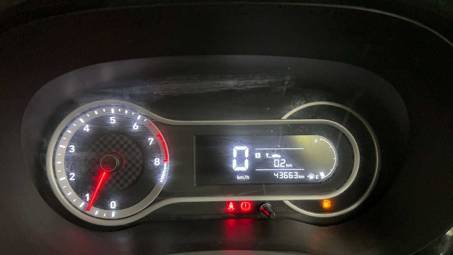 Used 2021 Hyundai Aura SX 1.2 Petrol Petrol Manual interior CLUSTERMETER VIEW