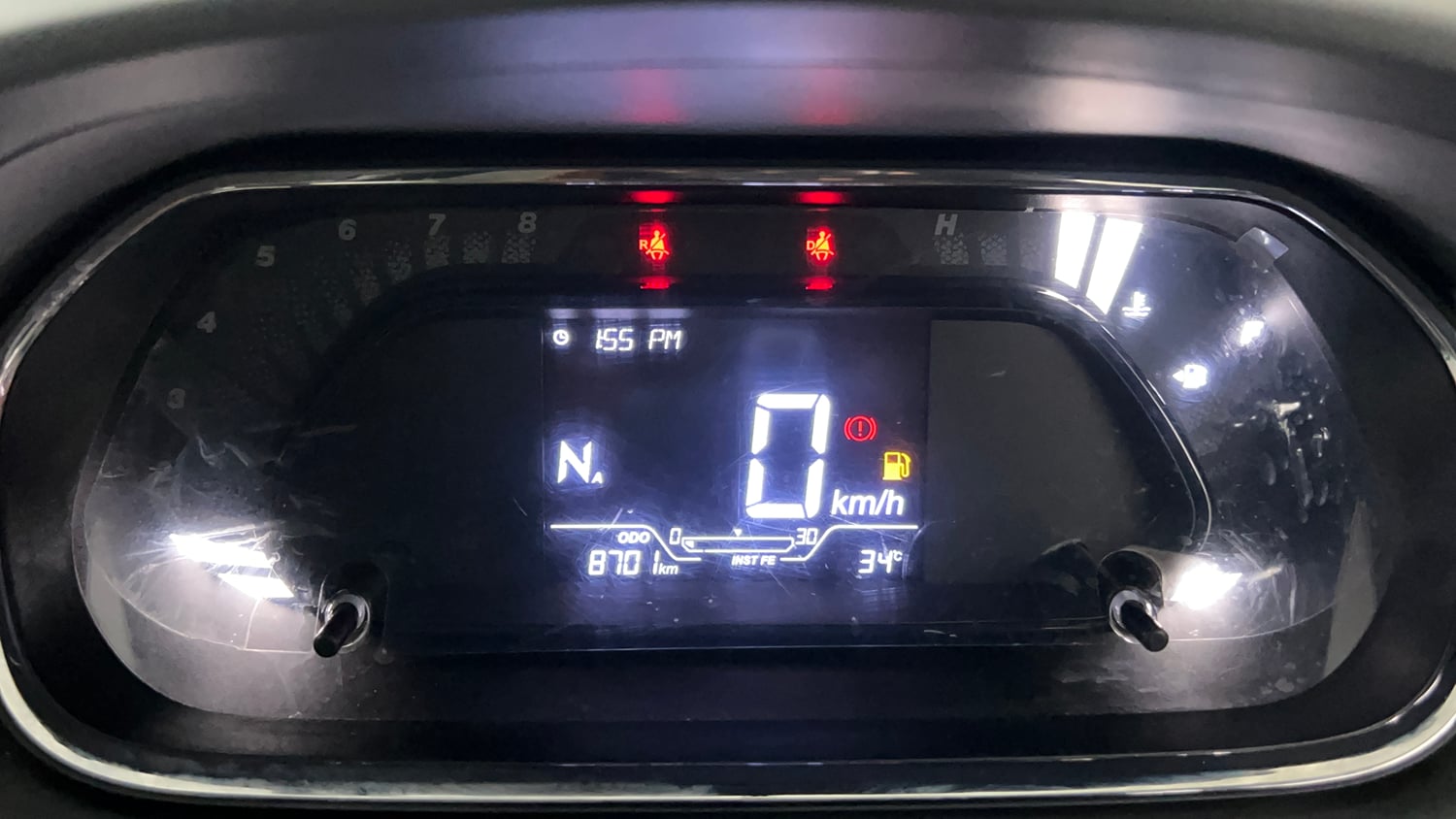 Used 2025 Tata Tiago XTA Petrol Automatic interior CLUSTERMETER VIEW