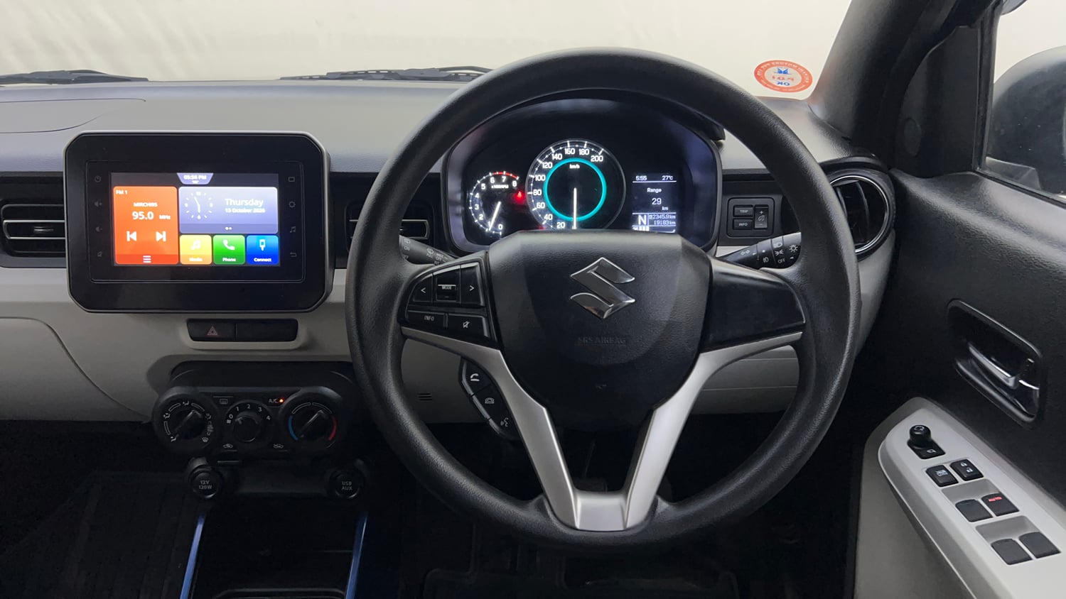 Used 2024 Maruti Suzuki Ignis Zeta 1.2 AMT Petrol Automatic interior STEERING VIEW