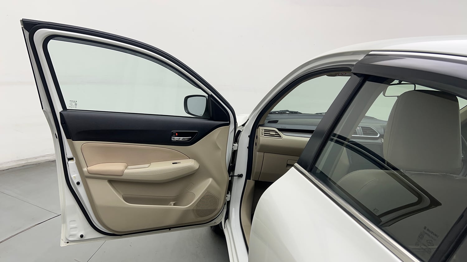 Used 2023 Maruti Suzuki Dzire VXi Petrol Manual interior LEFT FRONT DOOR OPEN VIEW