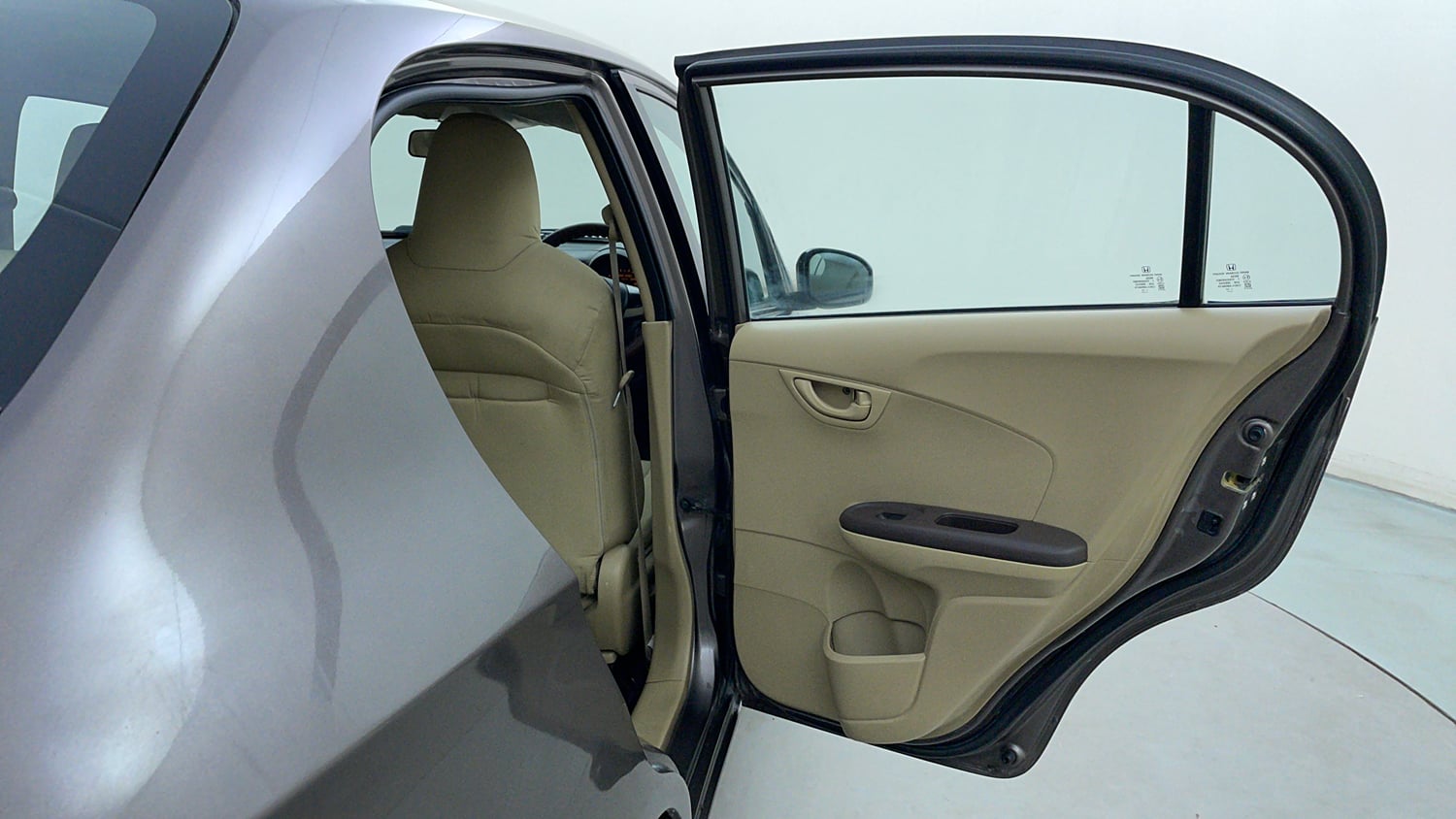 Used 2013 Honda Amaze 1.5 S i-DTEC Diesel Manual interior RIGHT REAR DOOR OPEN VIEW