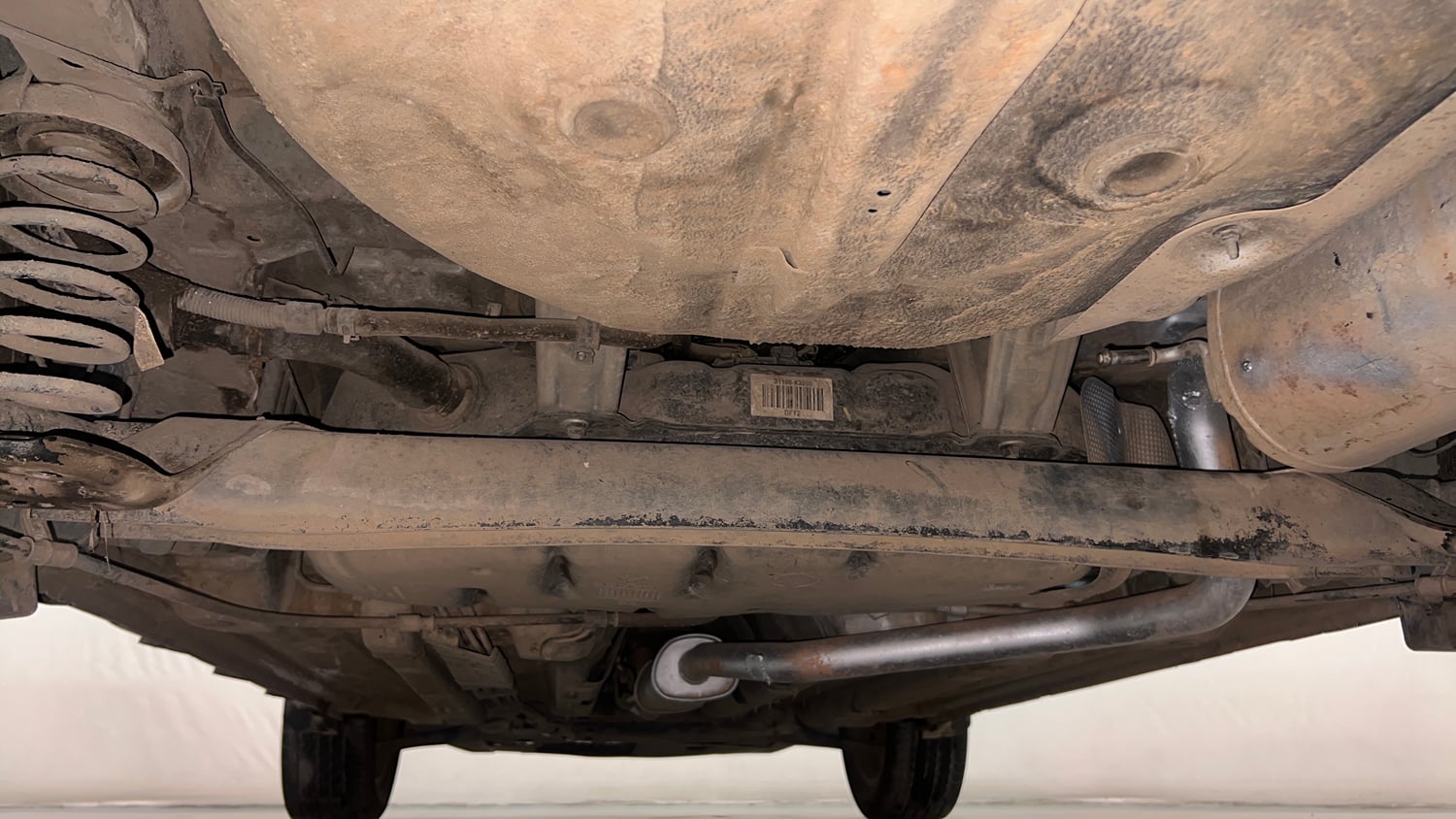Used 2019 Hyundai Venue SX Plus 1.0 Turbo DCT Petrol Automatic extra REAR UNDERBODY VIEW (TAKEN FROM REAR)