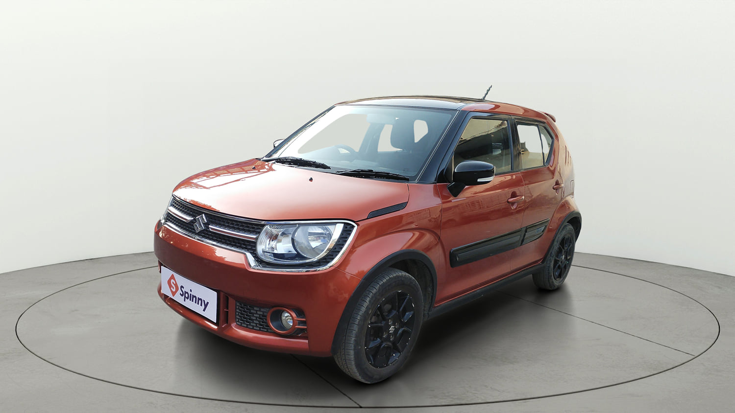 Used 2017 Maruti Suzuki Ignis Zeta 1.2 AMT Petrol Automatic exterior LEFT FRONT CORNER VIEW
