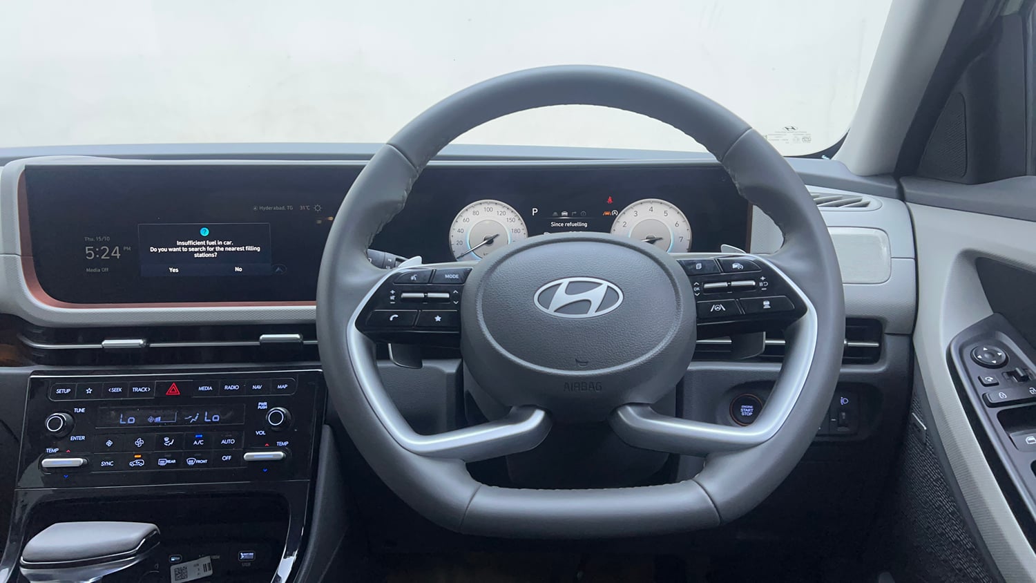 Used 2025 Hyundai Creta 1.5 MPi Petrol IVT SX(O) Petrol Automatic interior STEERING VIEW