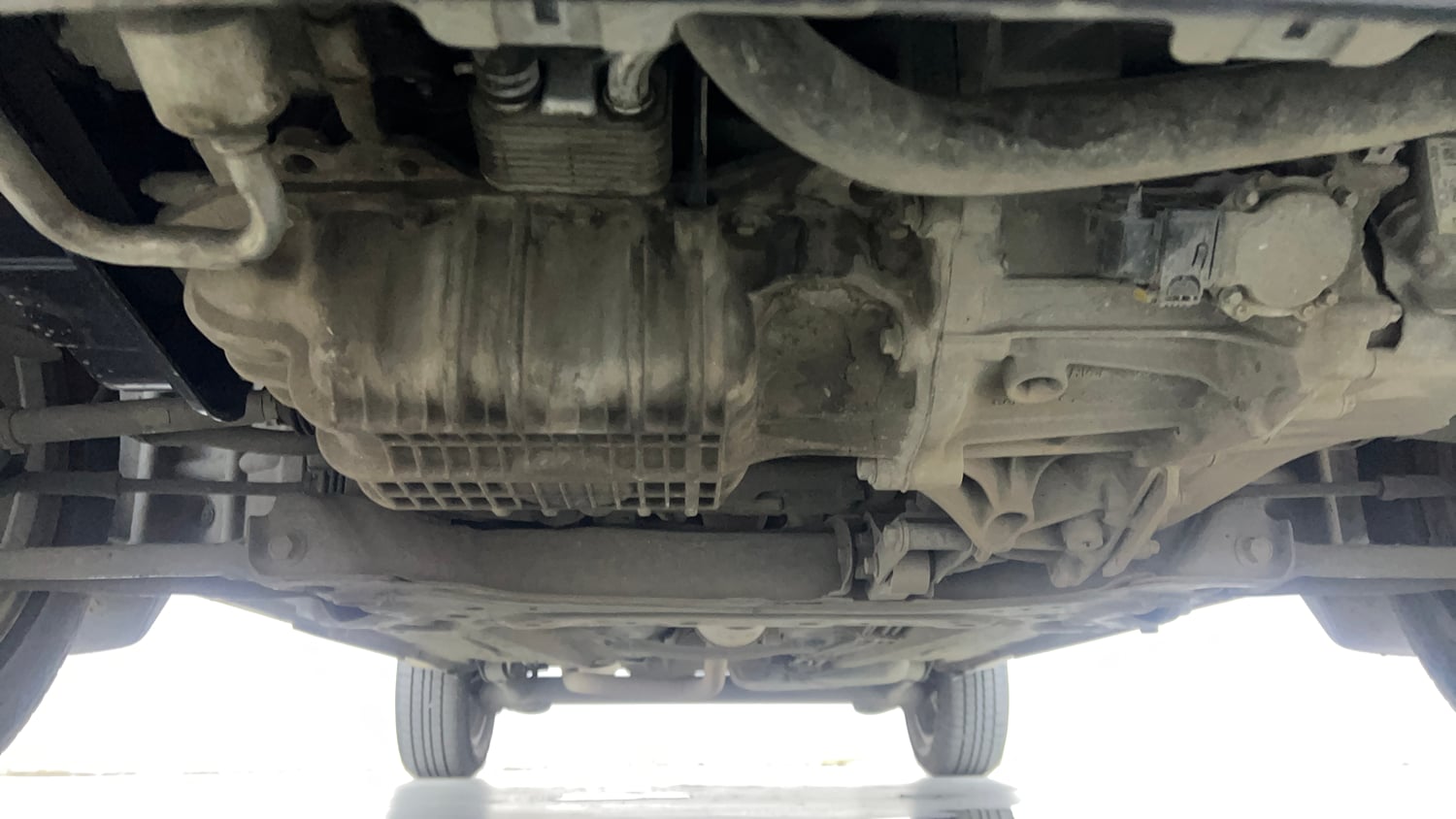 Used 2016 Ford EcoSport Titanium 1.5L Ti-VCT AT Petrol Automatic extra FRONT LEFT UNDERBODY VIEW
