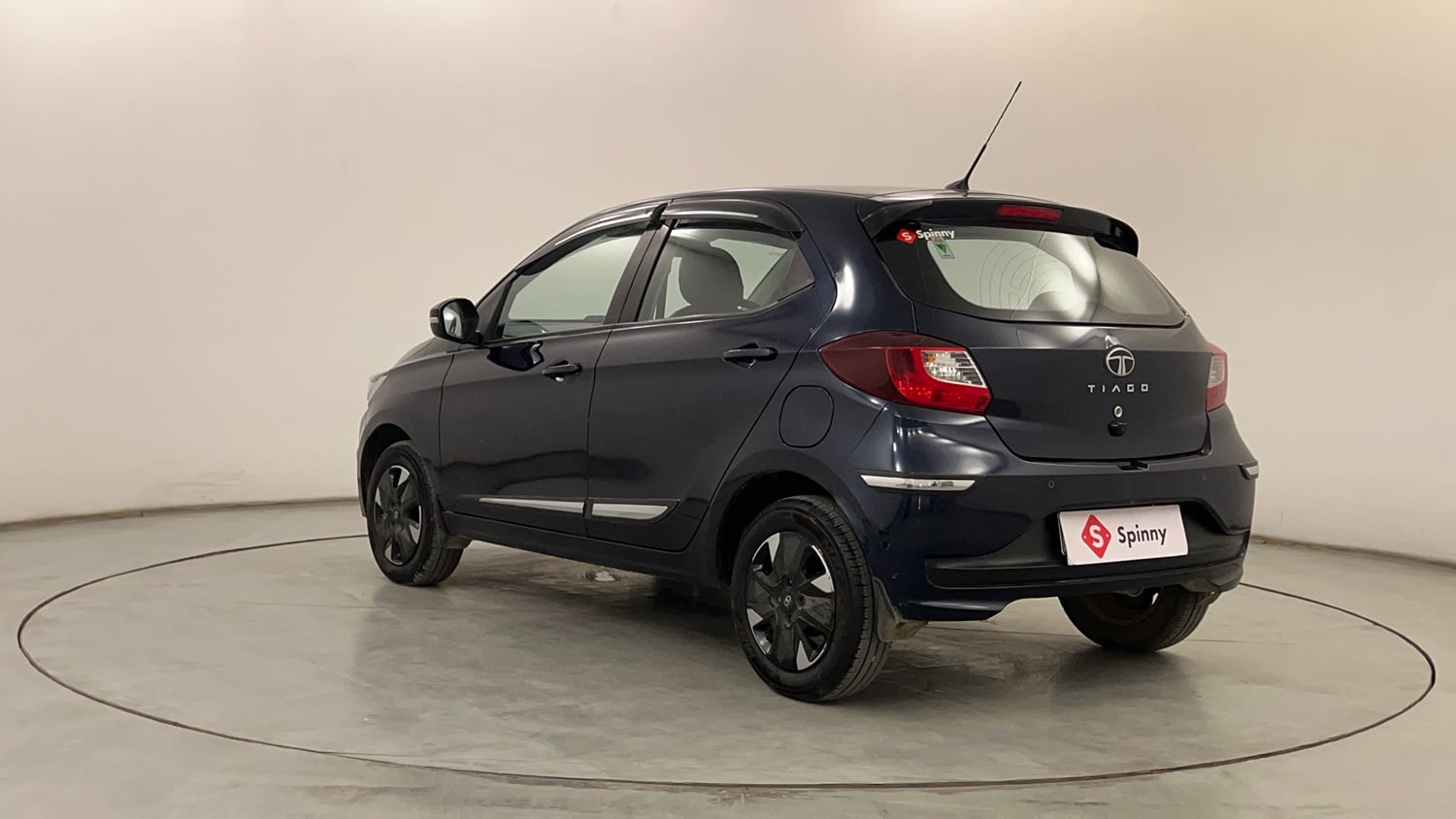 Used 2025 Tata Tiago XTA Petrol Automatic exterior LEFT REAR CORNER VIEW