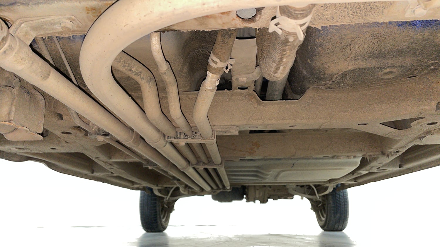 Used 2017 Tata Nano Twist XTA Petrol Automatic extra FRONT LEFT UNDERBODY VIEW