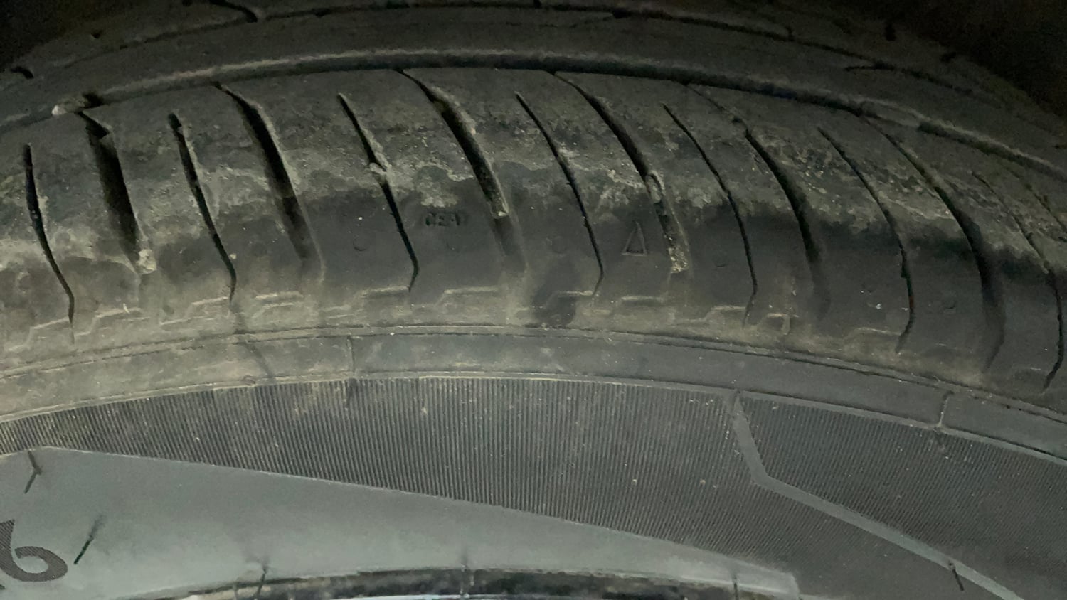 Used 2021 Honda WR-V VX MT Petrol Petrol Manual tyres RIGHT REAR TYRE TREAD VIEW