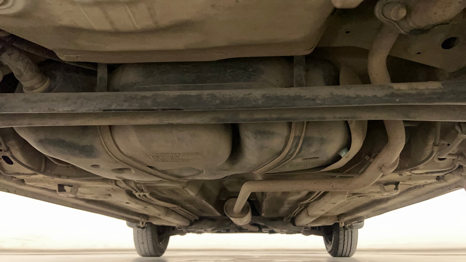 Used 2018 Maruti Suzuki Celerio VXi CNG Cng Manual extra REAR UNDERBODY VIEW (TAKEN FROM REAR)