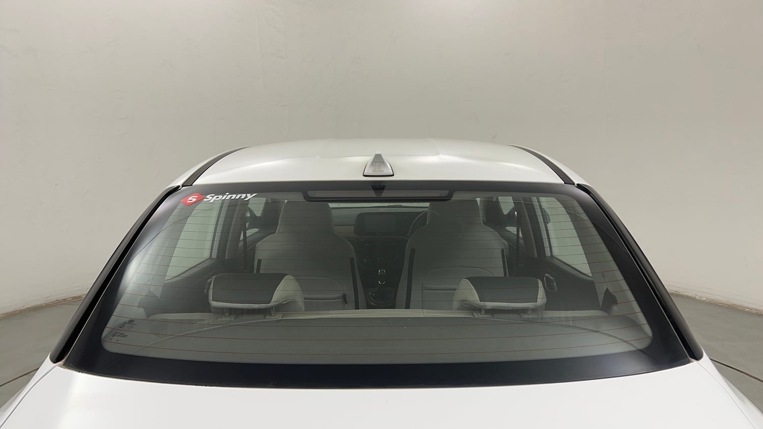 Used 2021 Hyundai Aura SX 1.2 Petrol Petrol Manual exterior BACK WINDSHIELD VIEW
