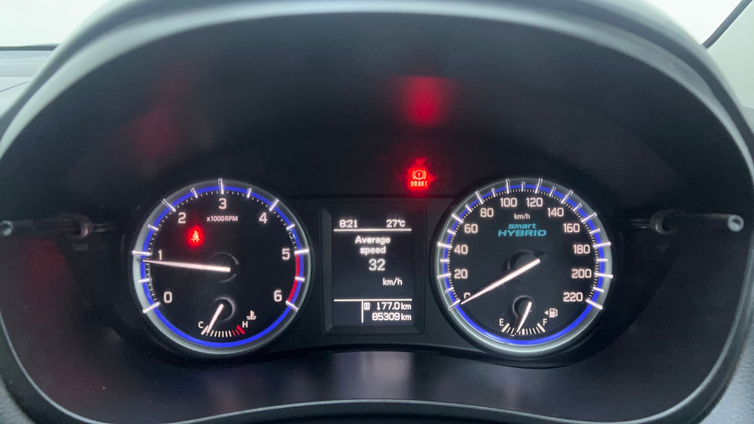 Used 2018 Maruti Suzuki S-Cross Zeta 1.3 Diesel Manual interior CLUSTERMETER VIEW
