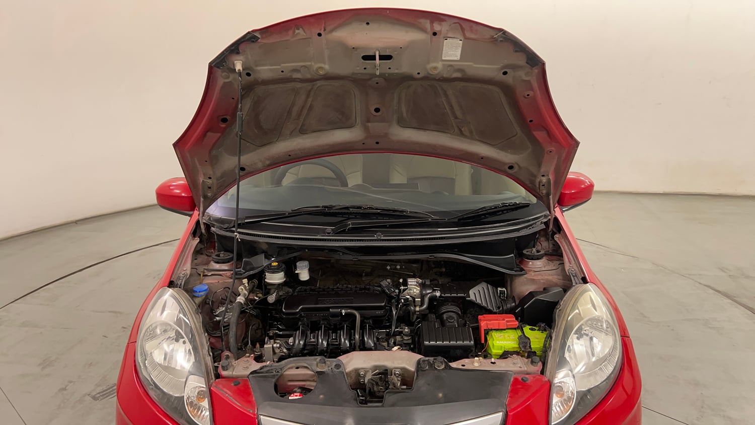 Used 2014 Honda Brio EX MT Petrol Manual engine ENGINE & BONNET OPEN FRONT VIEW