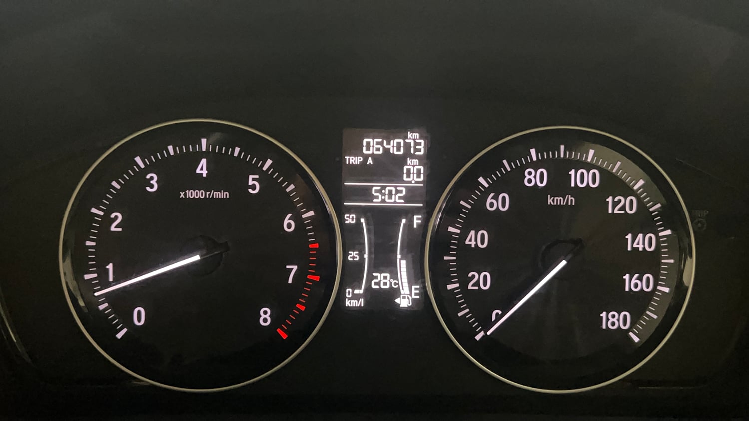 Used 2018 Honda Amaze 1.2 VX MT Petrol Petrol Manual interior CLUSTERMETER VIEW