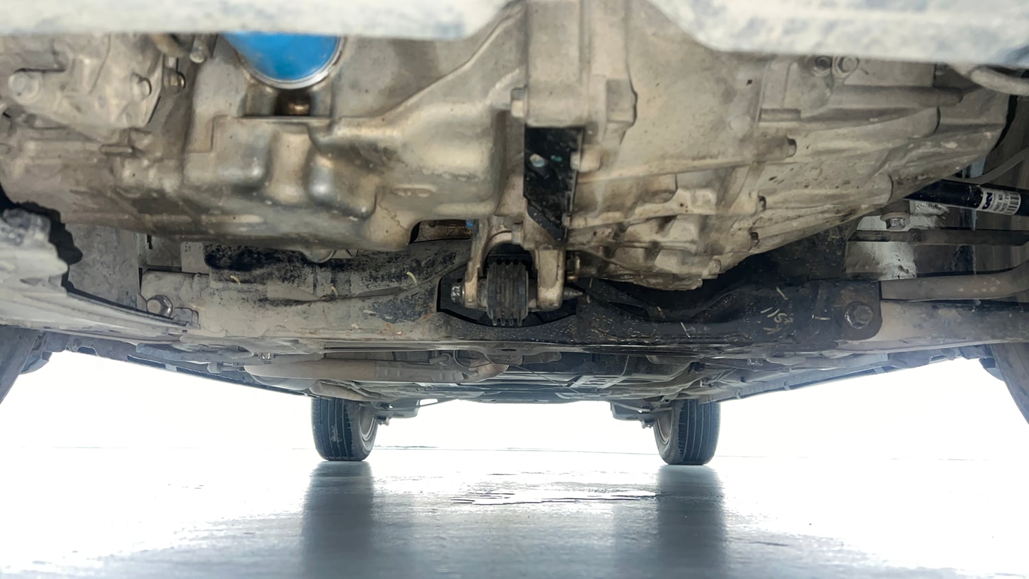 Used 2018 Honda WR-V VX MT Petrol Petrol Manual extra FRONT LEFT UNDERBODY VIEW