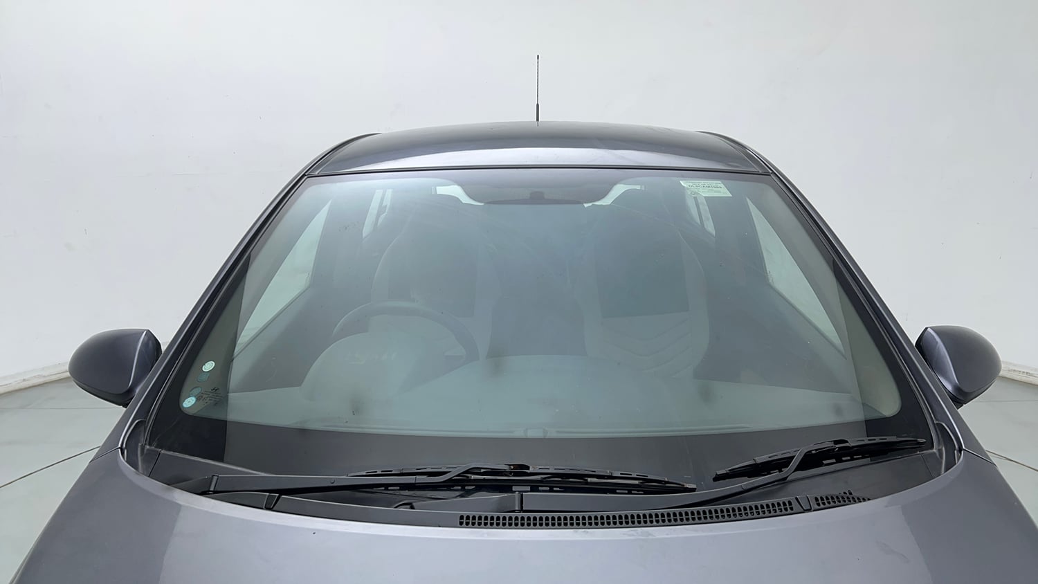 Used 2015 Hyundai Grand i10 Magna 1.2 Kappa VTVT Petrol Manual exterior FRONT WINDSHIELD VIEW