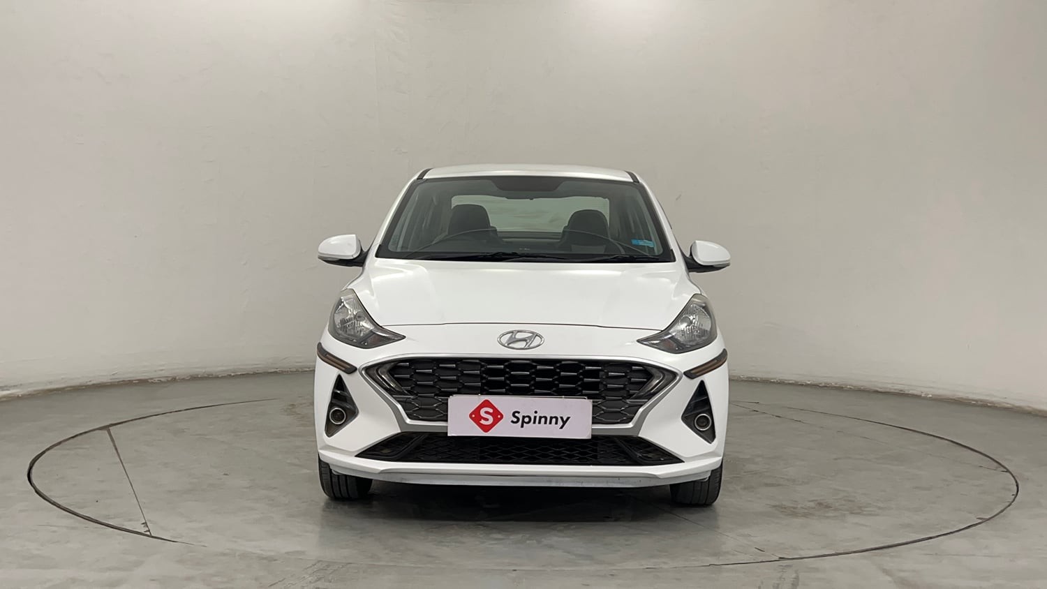 Used 2021 Hyundai Aura SX 1.2 Petrol Petrol Manual exterior FRONT VIEW