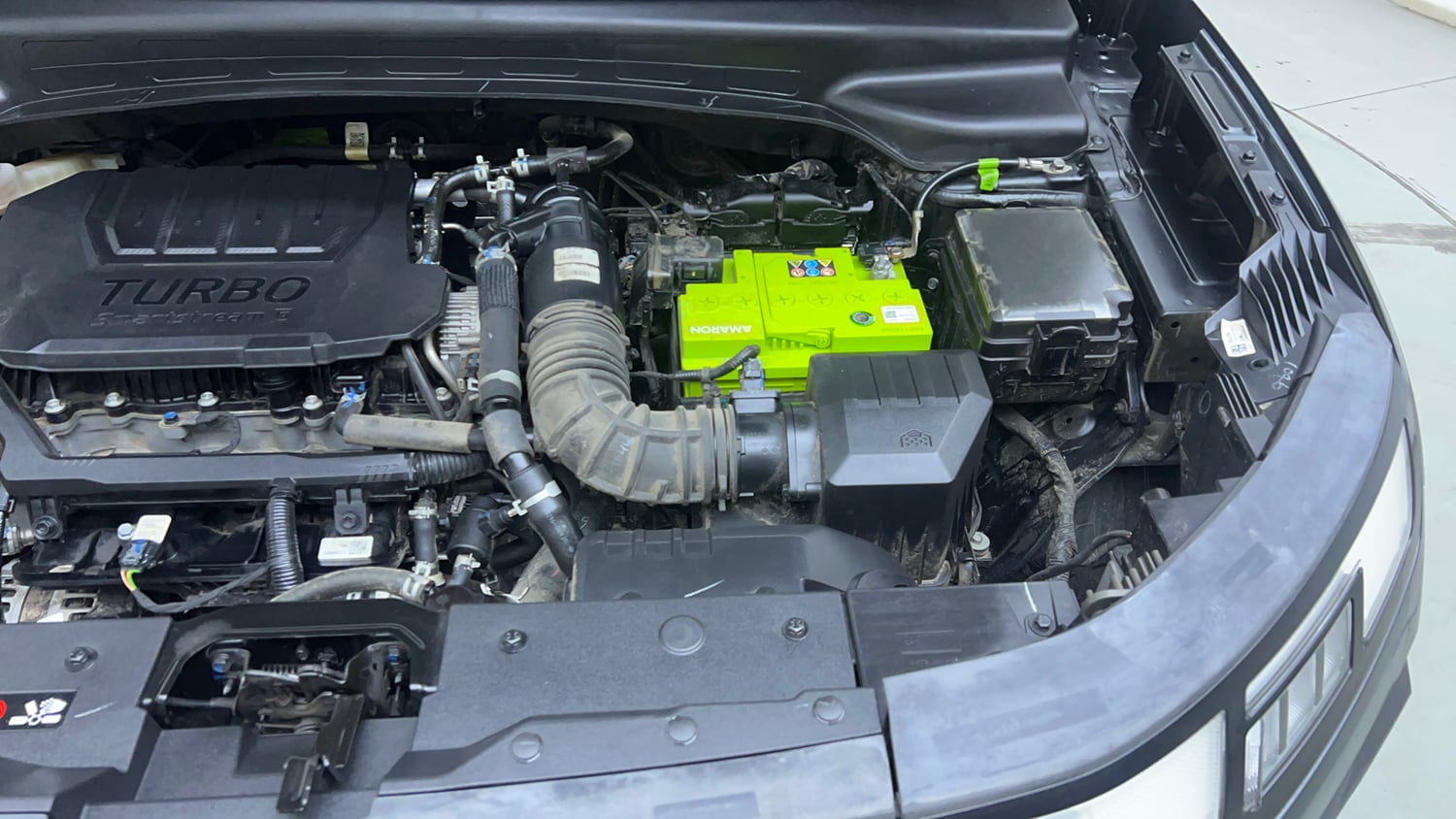 Used 2024 Hyundai Creta 1.5 Turbo Petrol DCT SX(O) Petrol Automatic engine ENGINE LEFT SIDE VIEW