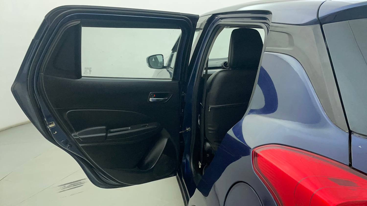Used 2022 Maruti Suzuki Swift VXi Petrol Manual interior LEFT REAR DOOR OPEN VIEW