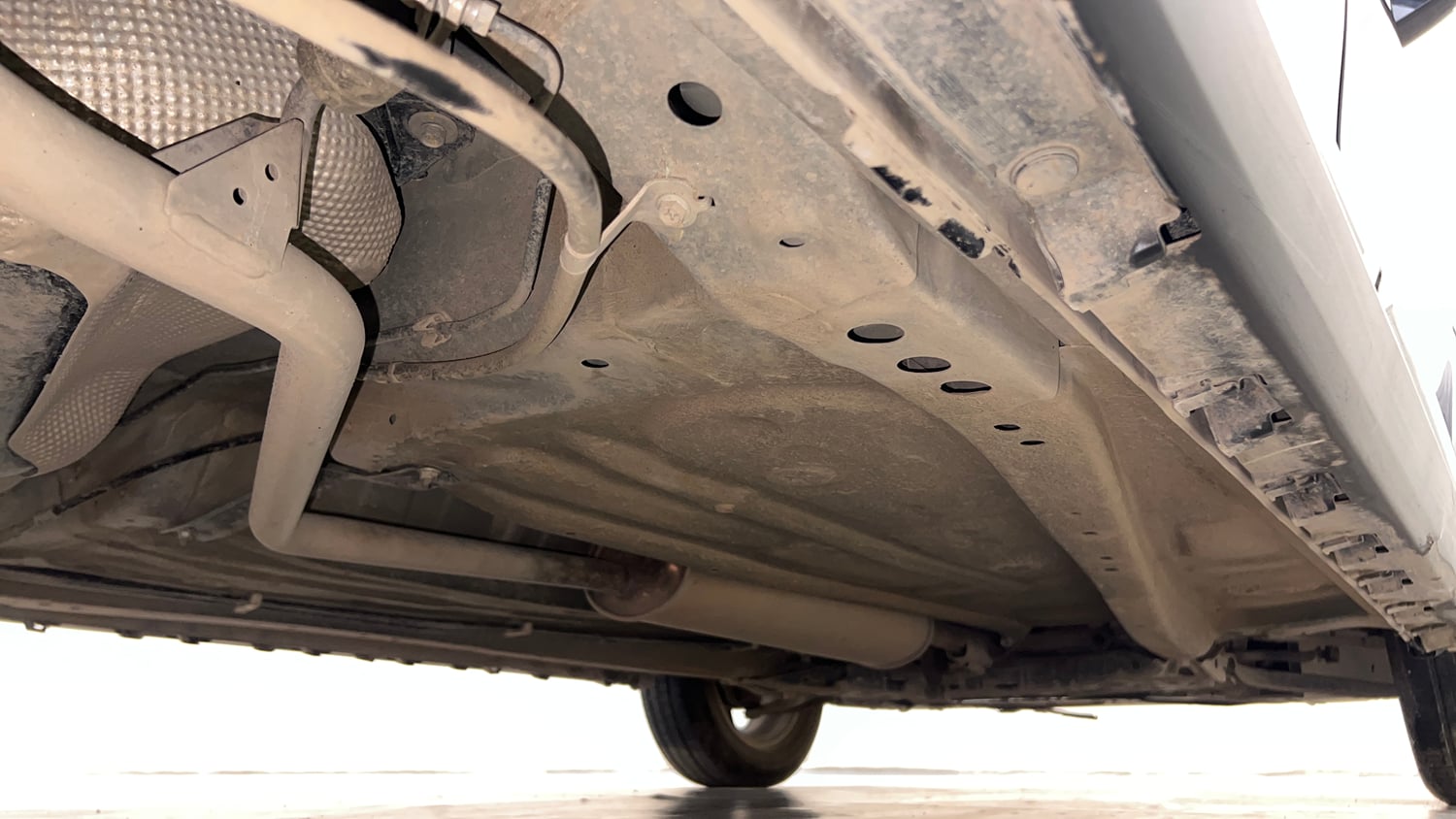 Used 2024 Maruti Suzuki Ignis Zeta 1.2 AMT Petrol Automatic extra REAR RIGHT UNDERBODY VIEW