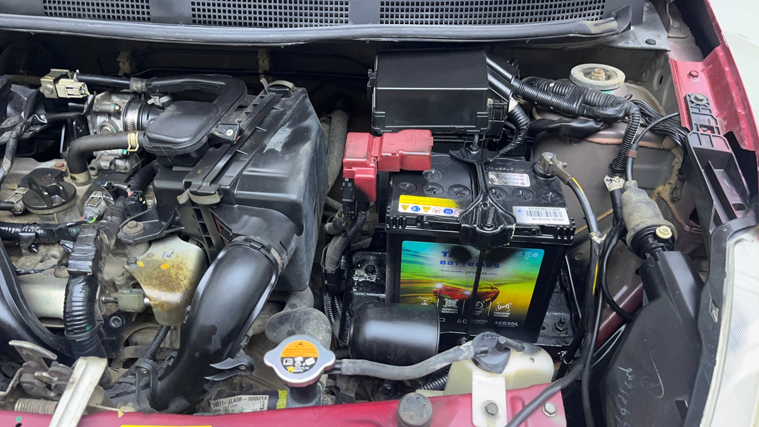 Used 2016 Datsun GO T Petrol Manual engine ENGINE LEFT SIDE VIEW
