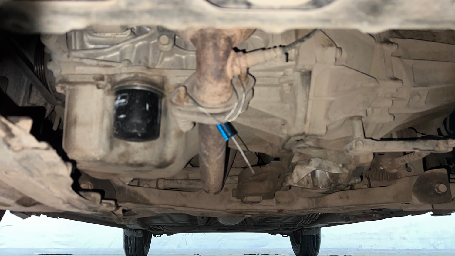 Used 2019 Maruti Suzuki Dzire VXi Petrol Manual extra FRONT LEFT UNDERBODY VIEW