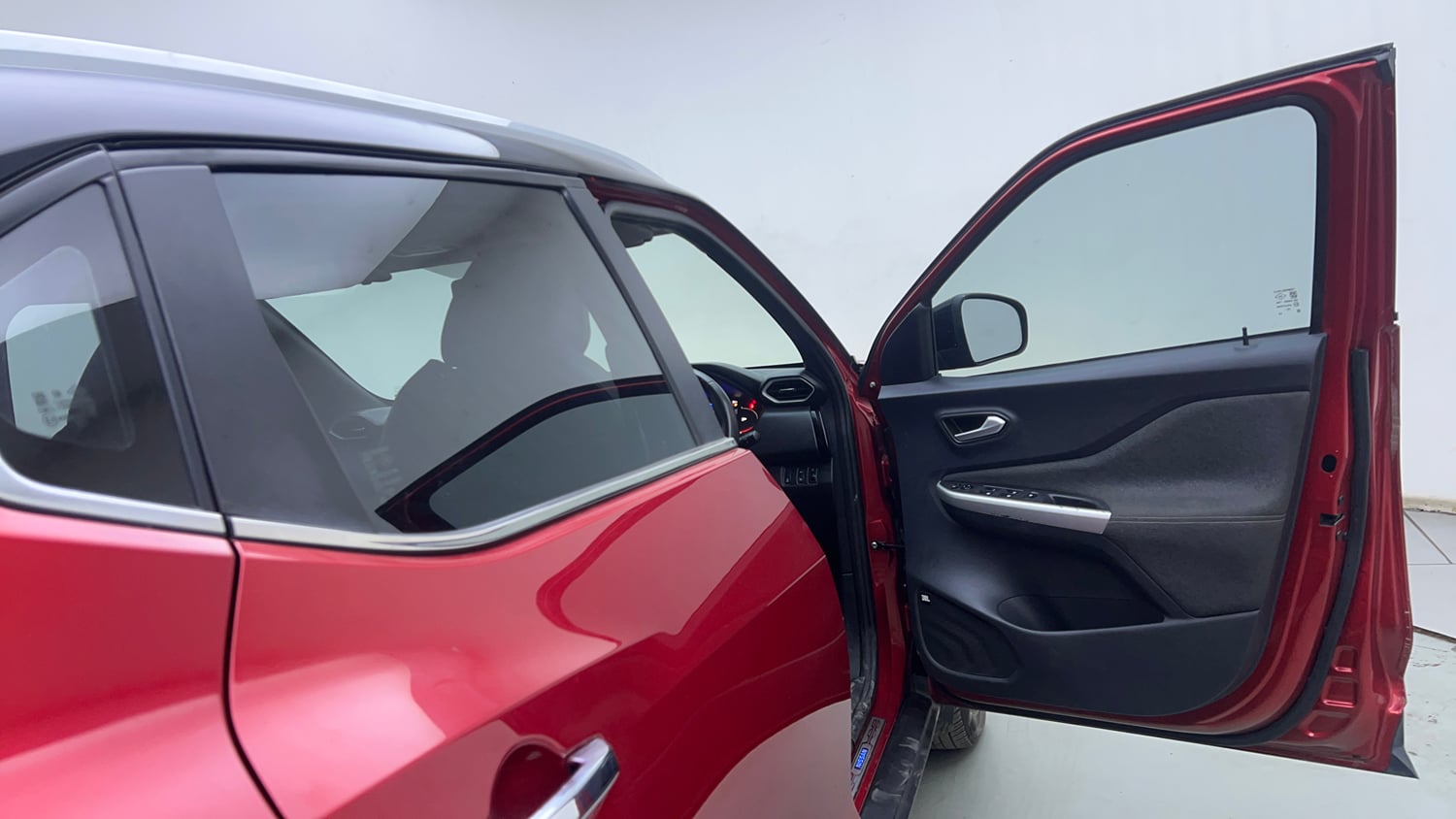 Used 2024 Nissan Magnite XV Premium Turbo CVT Dual Tone Petrol Automatic interior RIGHT FRONT DOOR OPEN VIEW