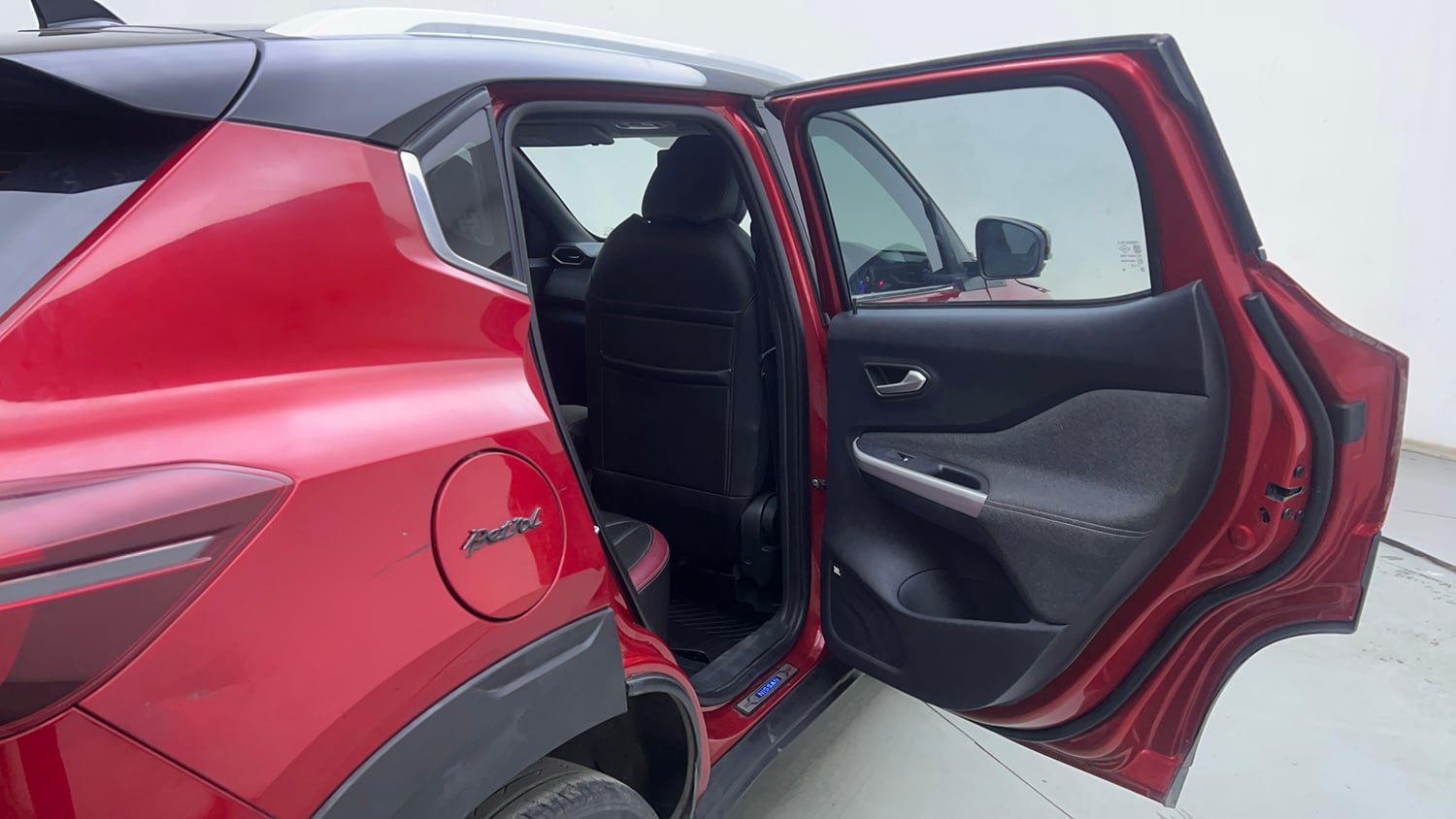 Used 2024 Nissan Magnite XV Premium Turbo CVT Dual Tone Petrol Automatic interior RIGHT REAR DOOR OPEN VIEW