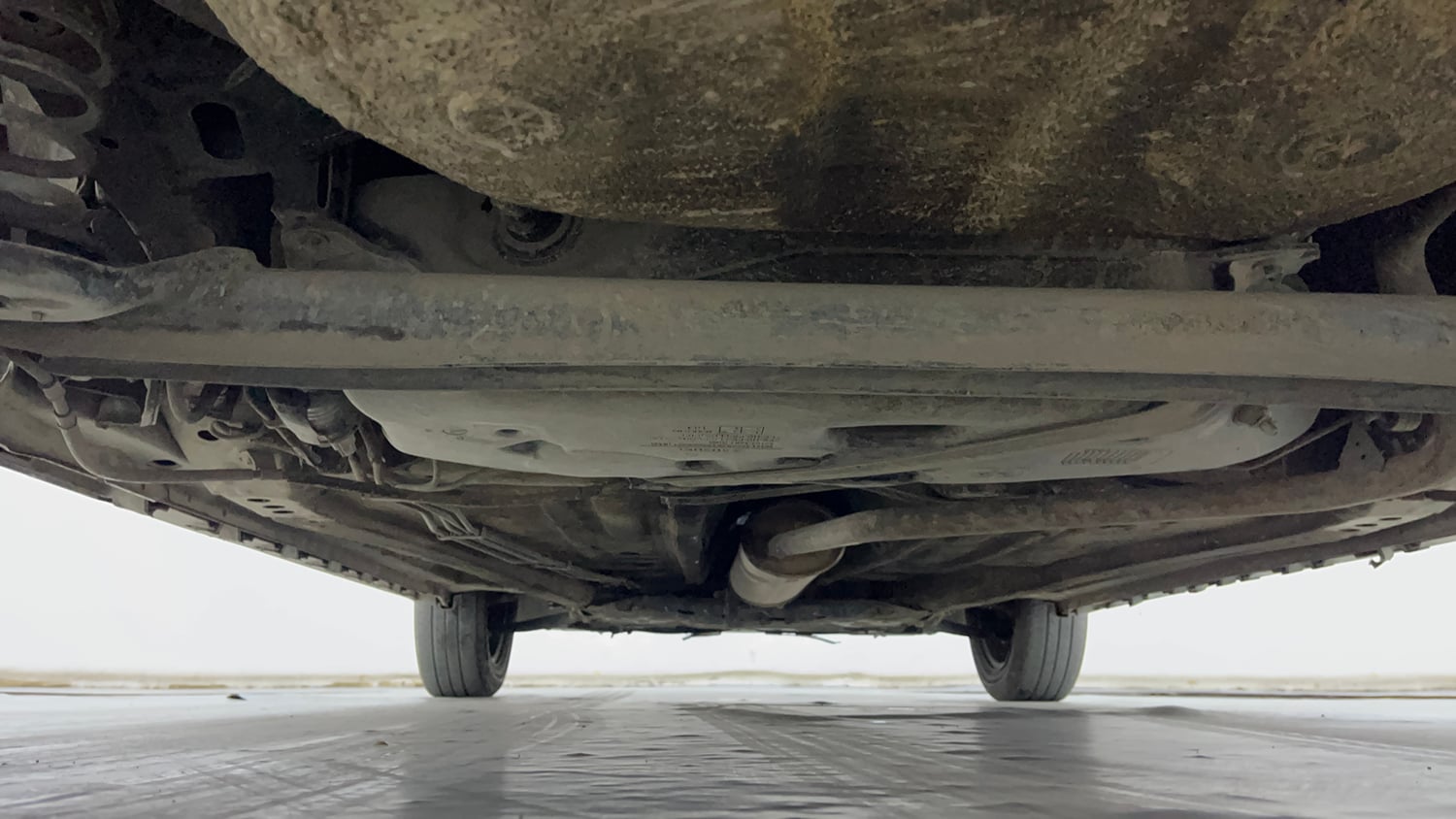 Used 2022 Maruti Suzuki Ignis Delta 1.2 AMT Petrol Automatic extra REAR UNDERBODY VIEW (TAKEN FROM REAR)
