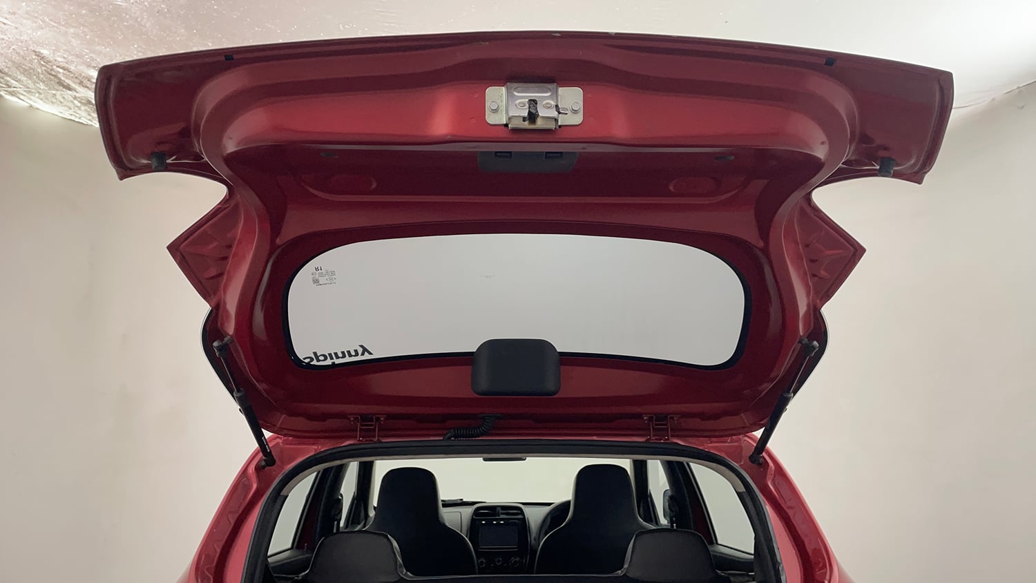 Used 2015 Renault Kwid RXT Petrol Manual interior DICKY DOOR OPEN VIEW