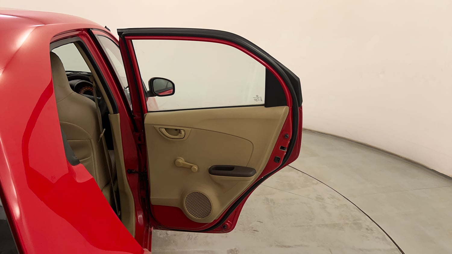 Used 2014 Honda Brio EX MT Petrol Manual interior RIGHT REAR DOOR OPEN VIEW