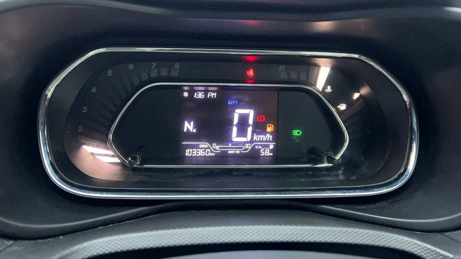 Used 2021 Tata Nexon XZA Plus Diesel Diesel Automatic interior CLUSTERMETER VIEW